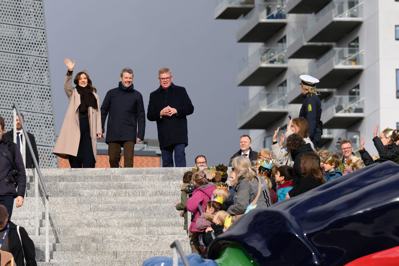 Kongeparret ved Bar Roma