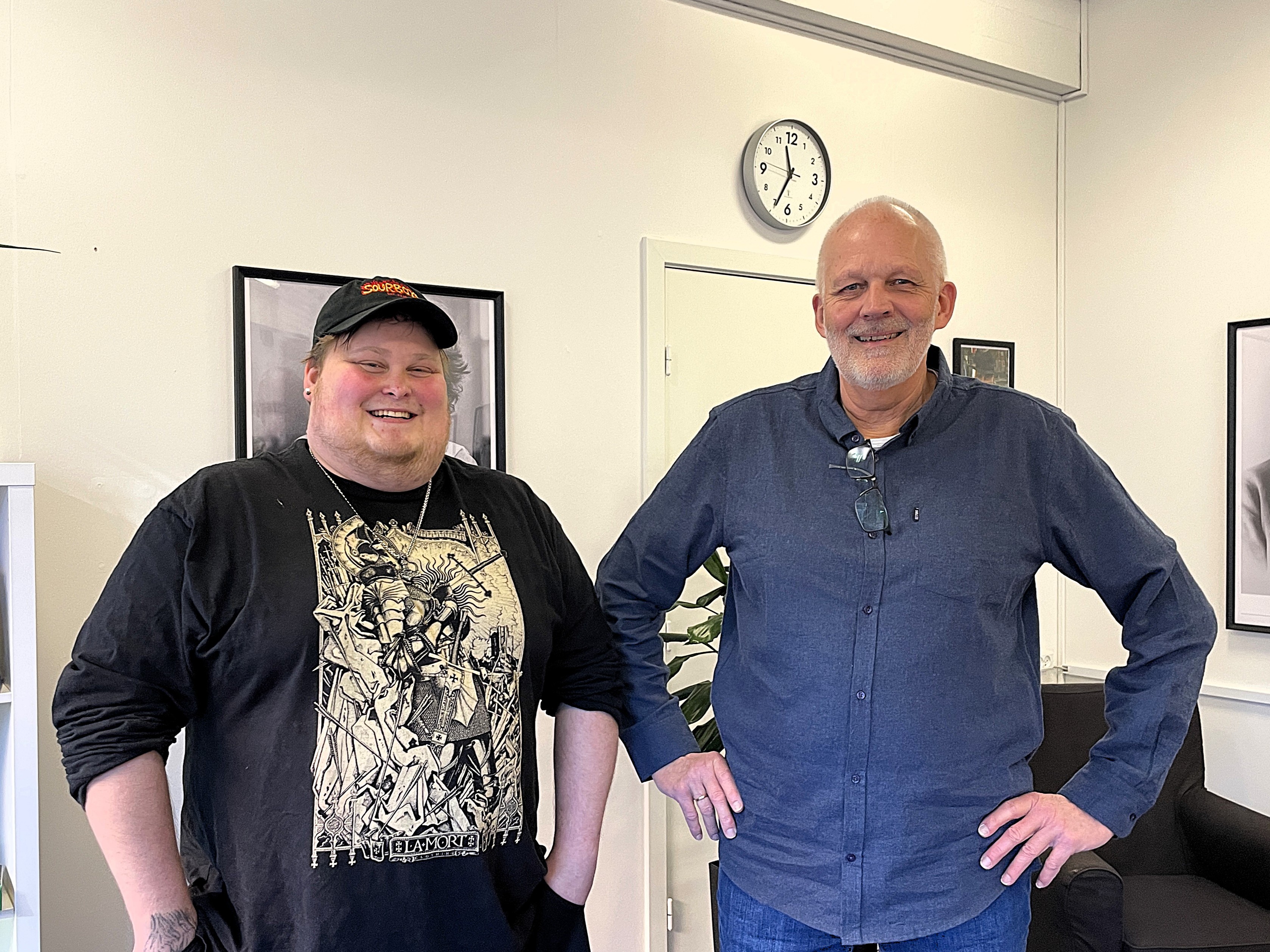 Ask Brandt Schøler er blandt de unge, som får hjælp af Daghøjskolen og projektleder Hansi Petersen.