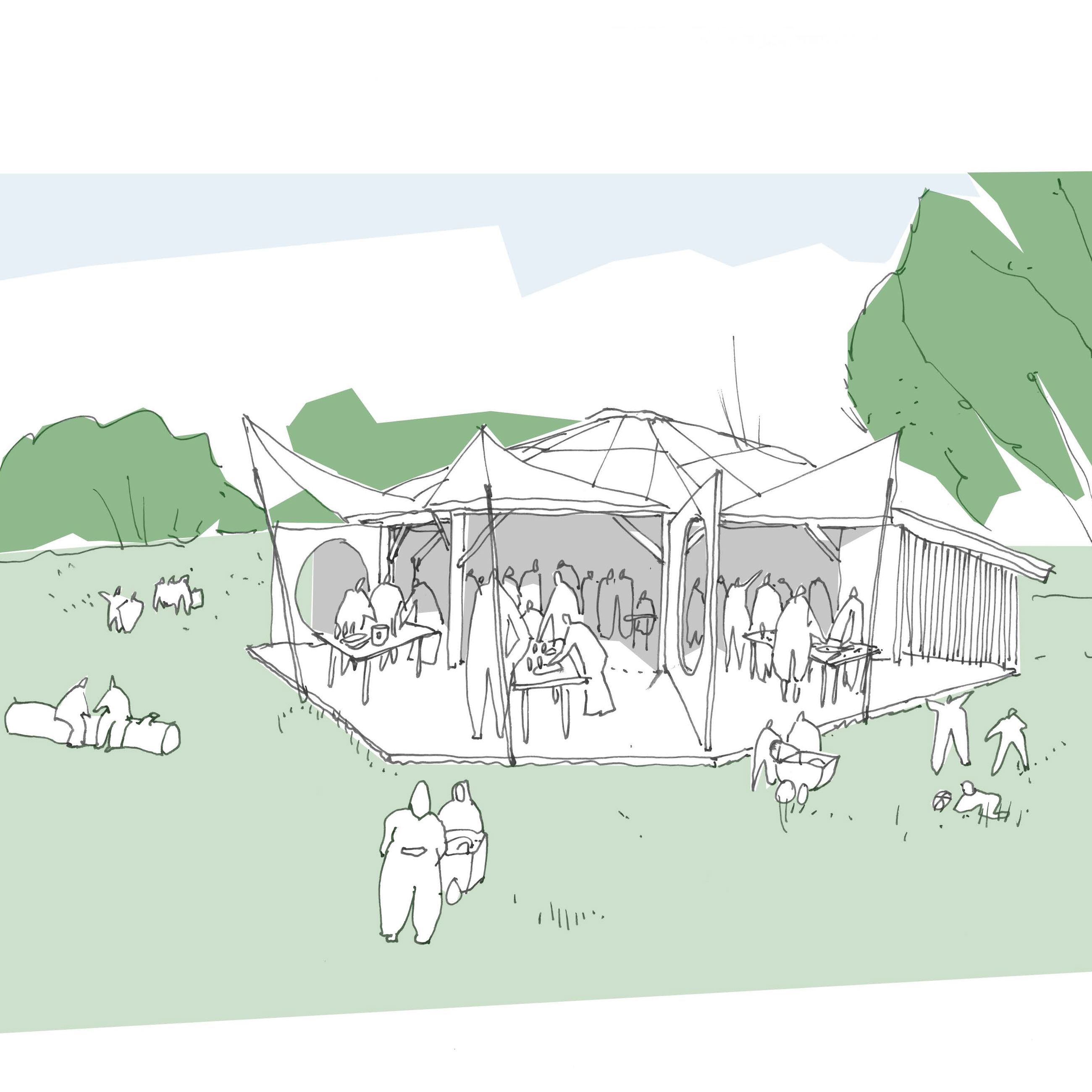 Visionsskitse til Fælleren