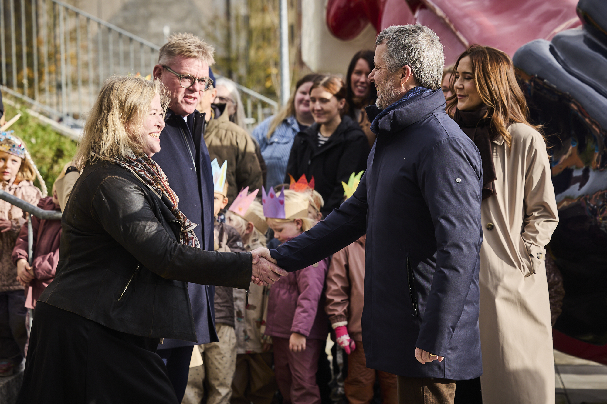 Kongeparret ved Bar Roma