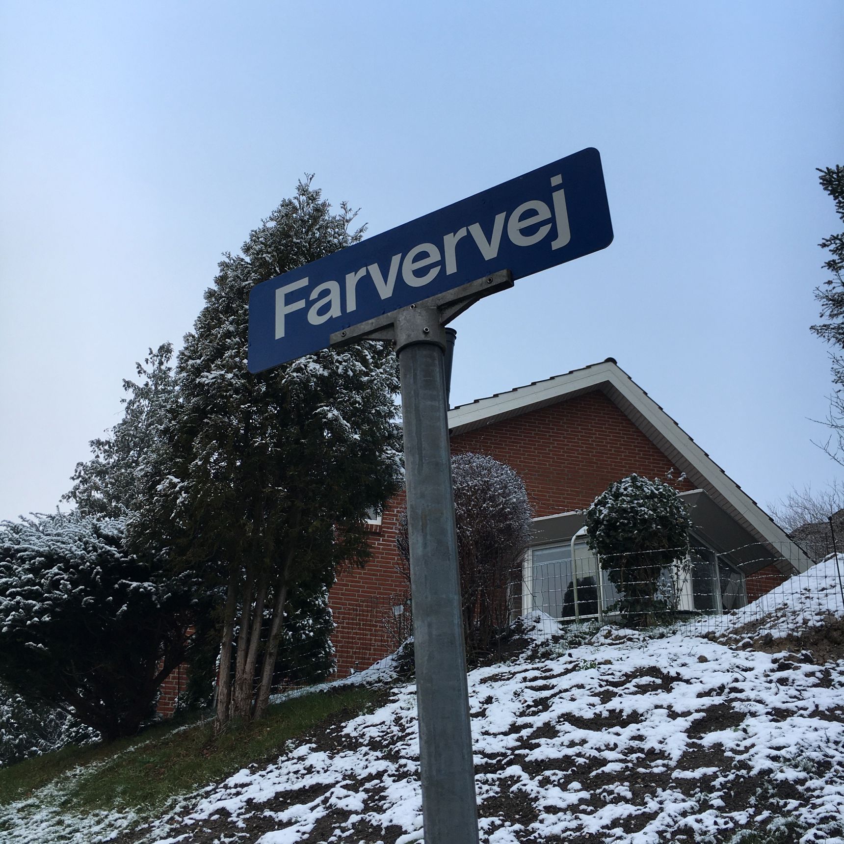 Vejnavn på skilt