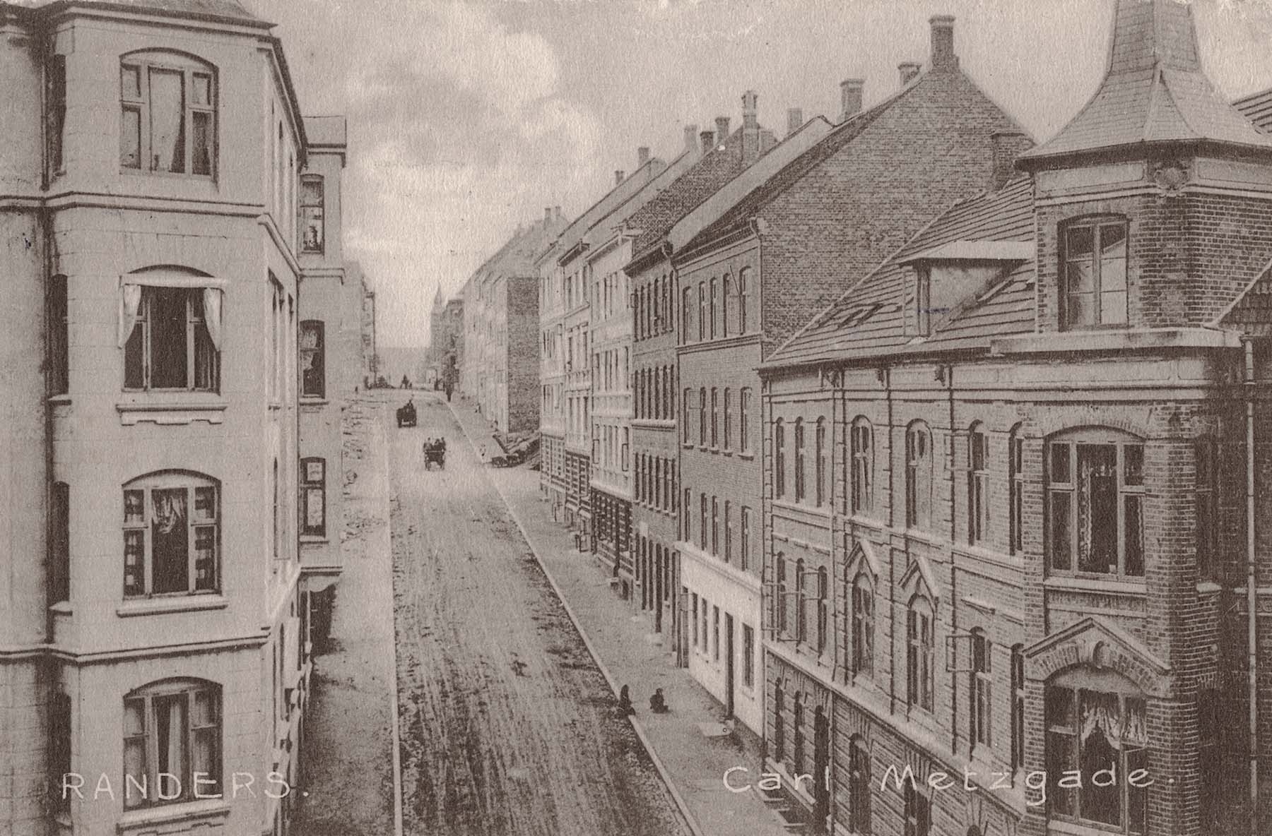 Danmarksgade set fra vest ca. 1905