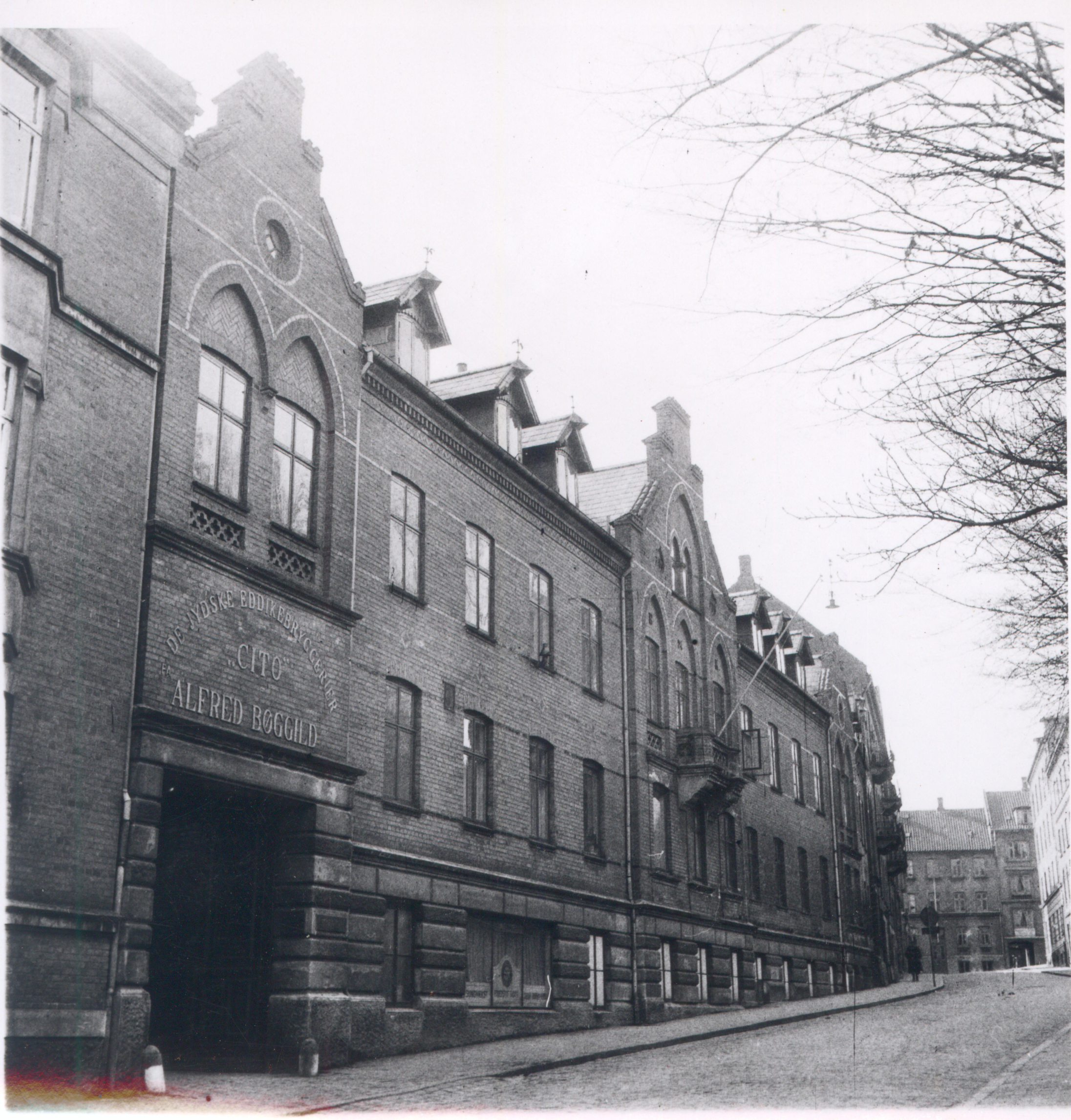Aage Lanngs Fabrikker i Slyngborggade 1938