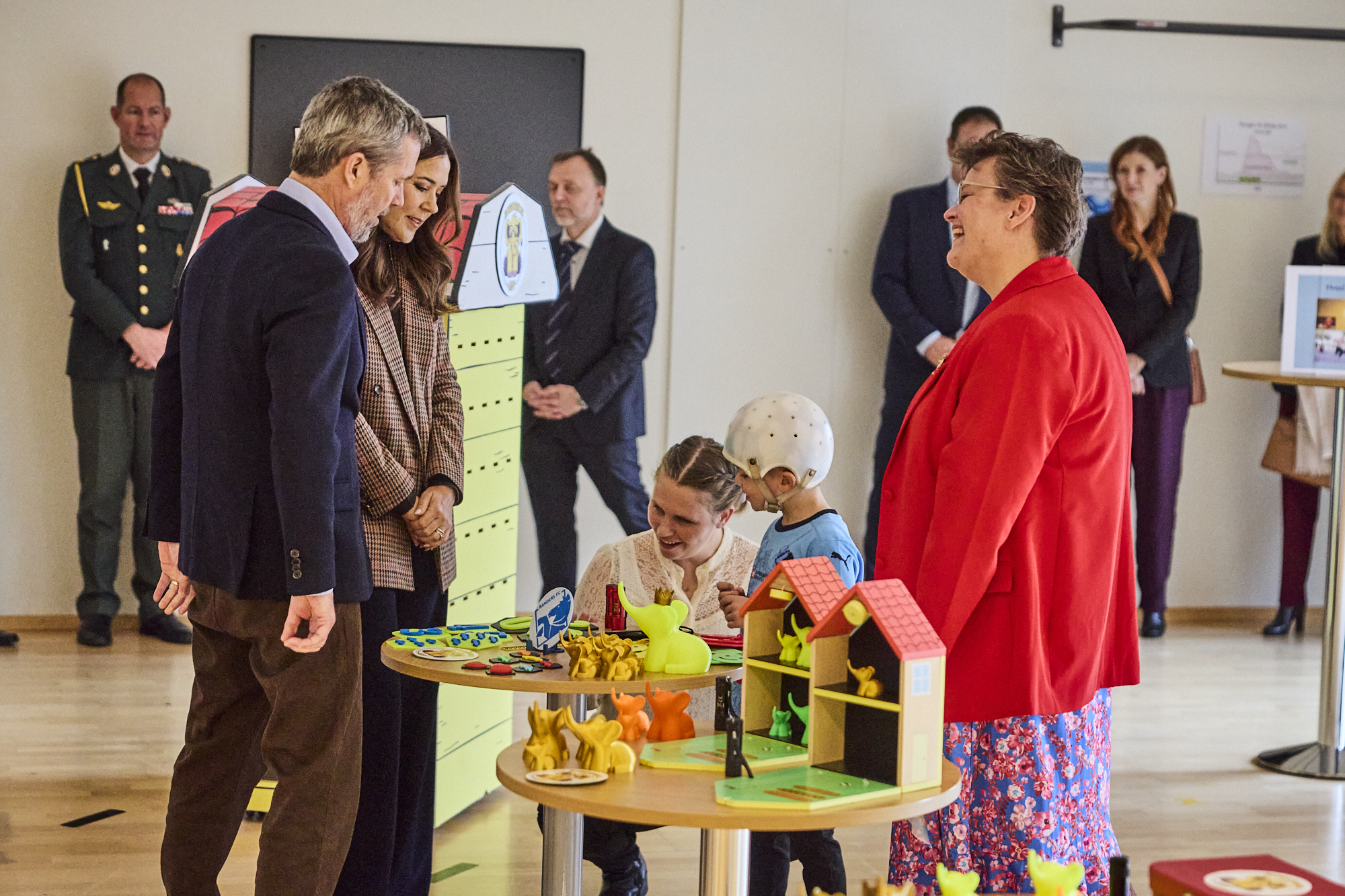 Kongeparret oplever synscenter på Randers Sundhedscenter