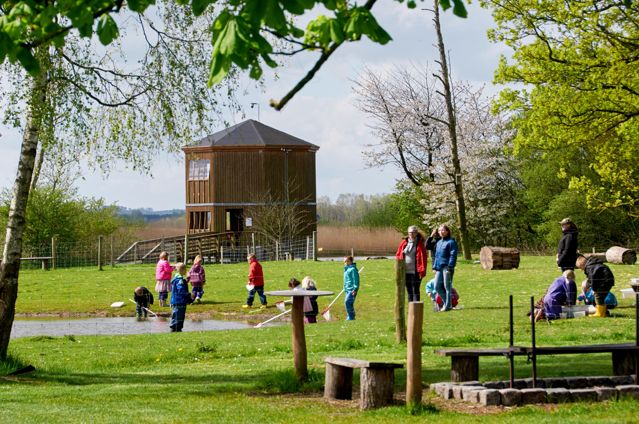 Fugletårn ved Randers Naturcenter