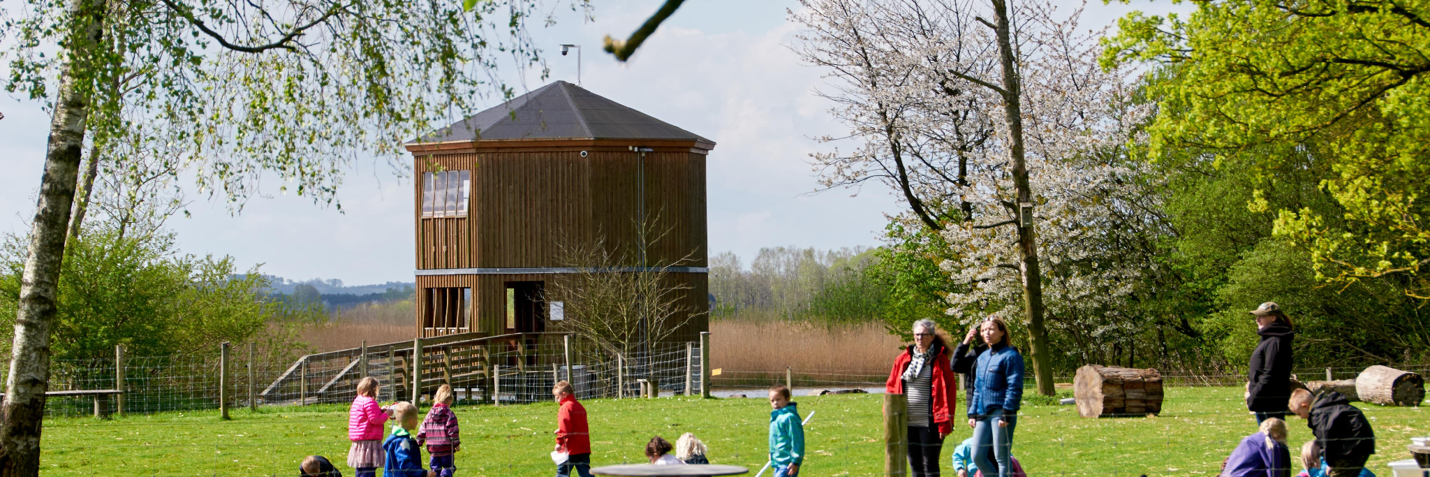 Fugletårn ved Randers Naturcenter
