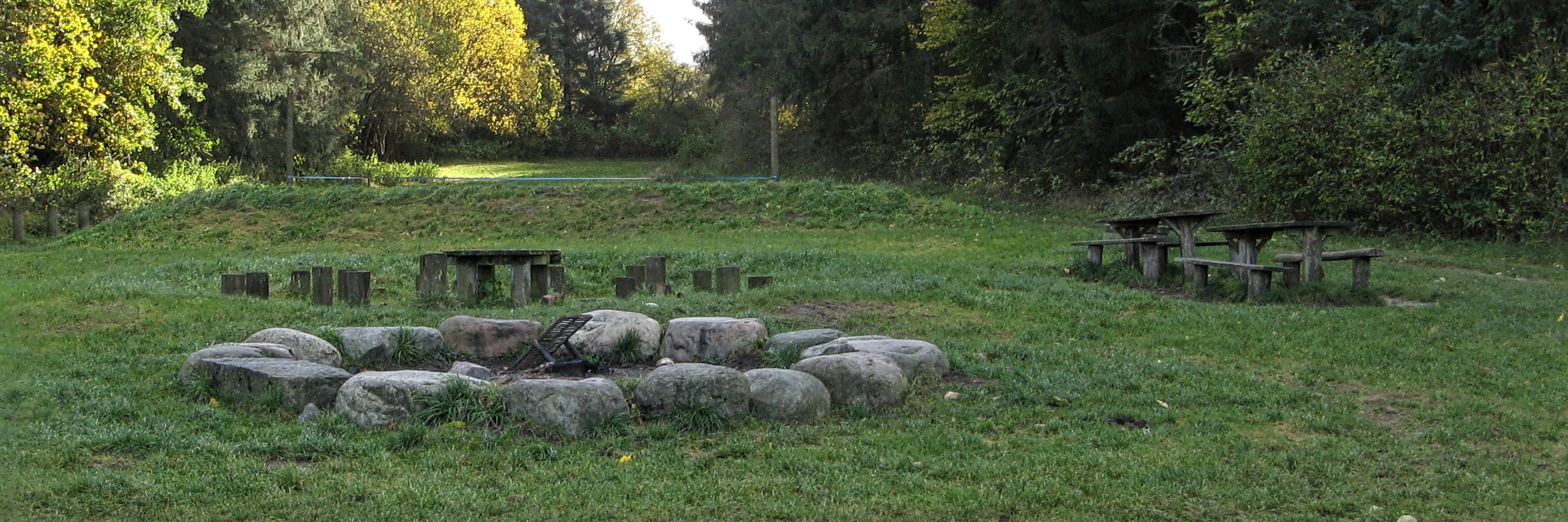 Bålplads i Romalt Bakker
