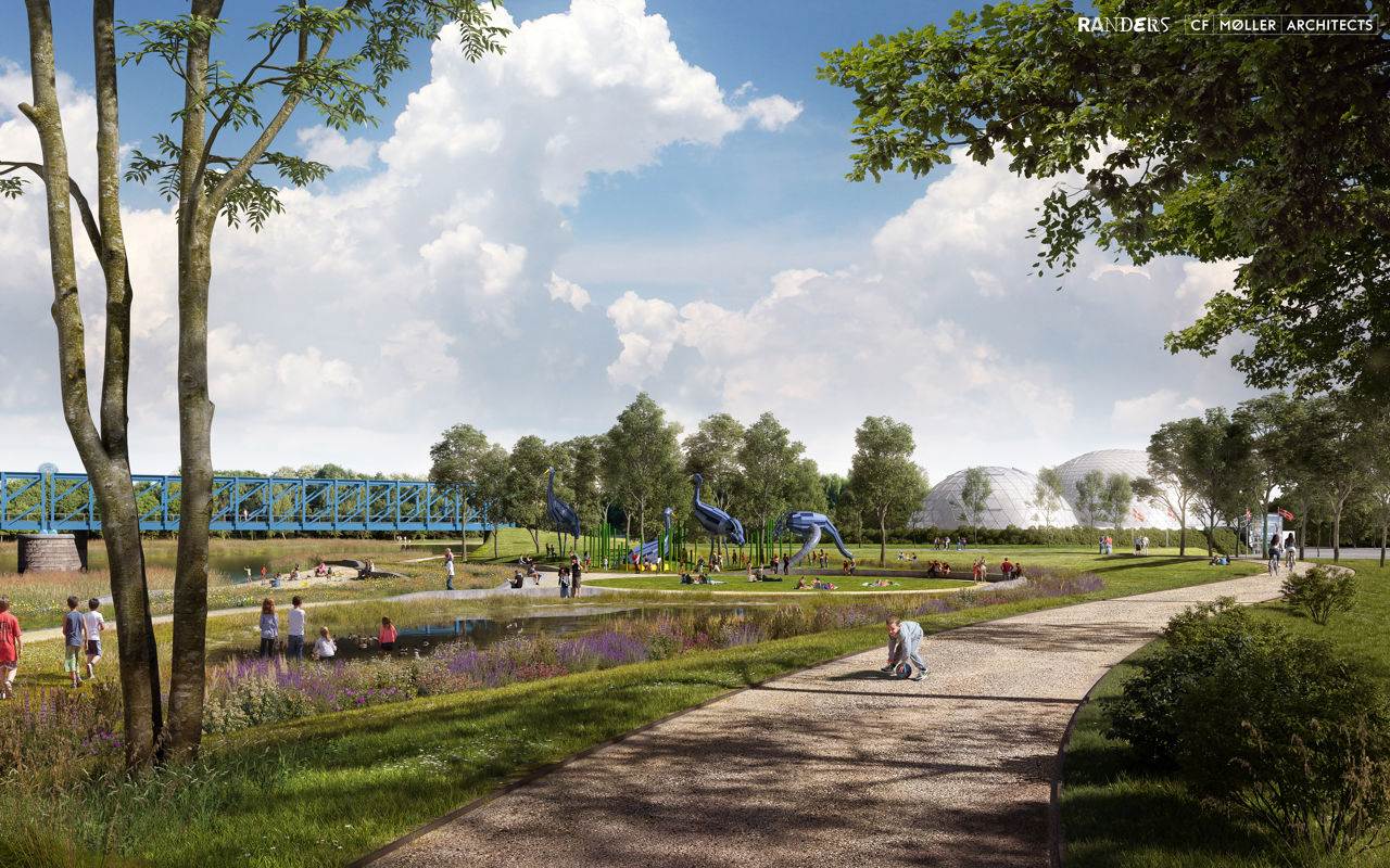 Flodbyen Randers Justesens Plæne