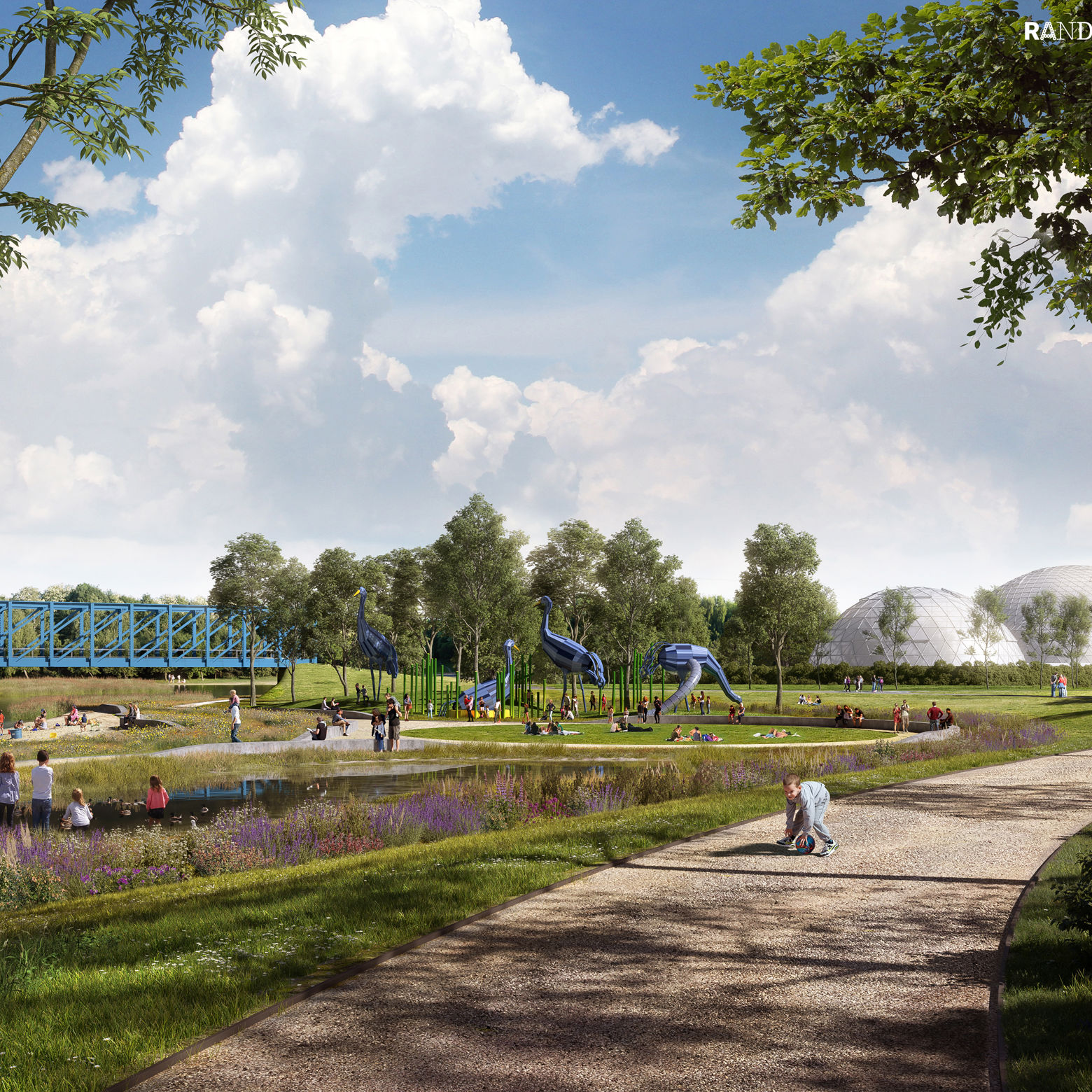 Flodbyen Randers Justesens Plæne