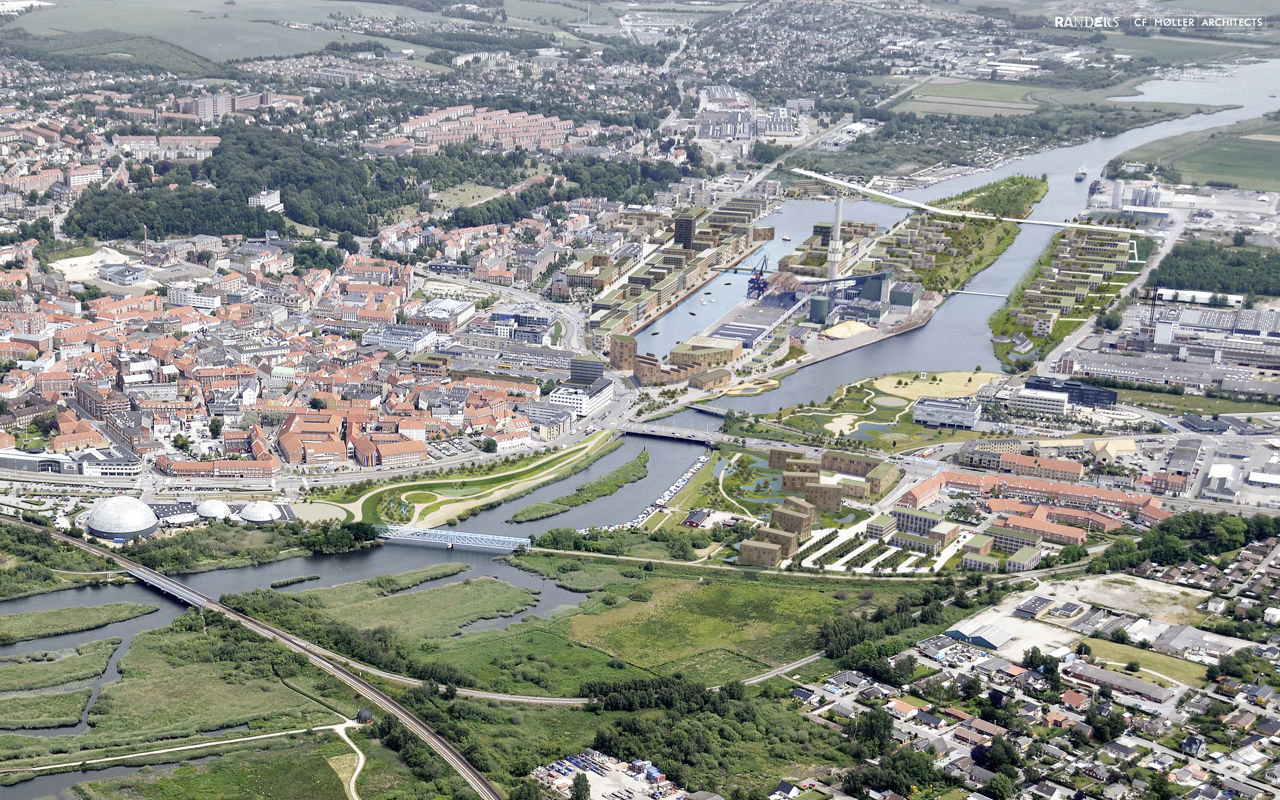 Flodbyen Randers Scenarie A