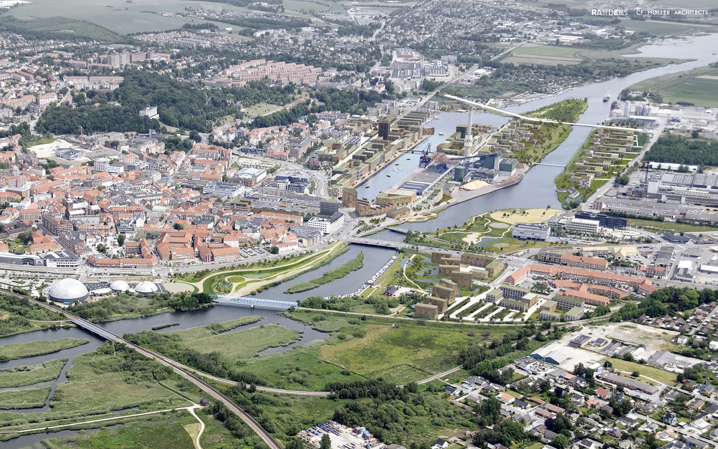 Flodbyen Randers Scenarie A