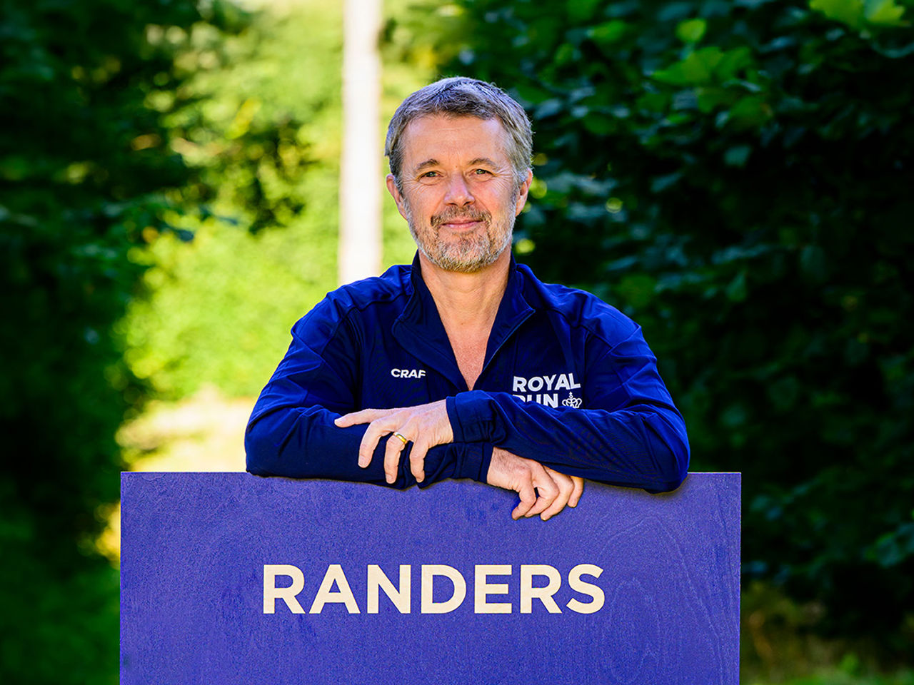H.M. Kong Frederik deltager i Randers til Royal Run