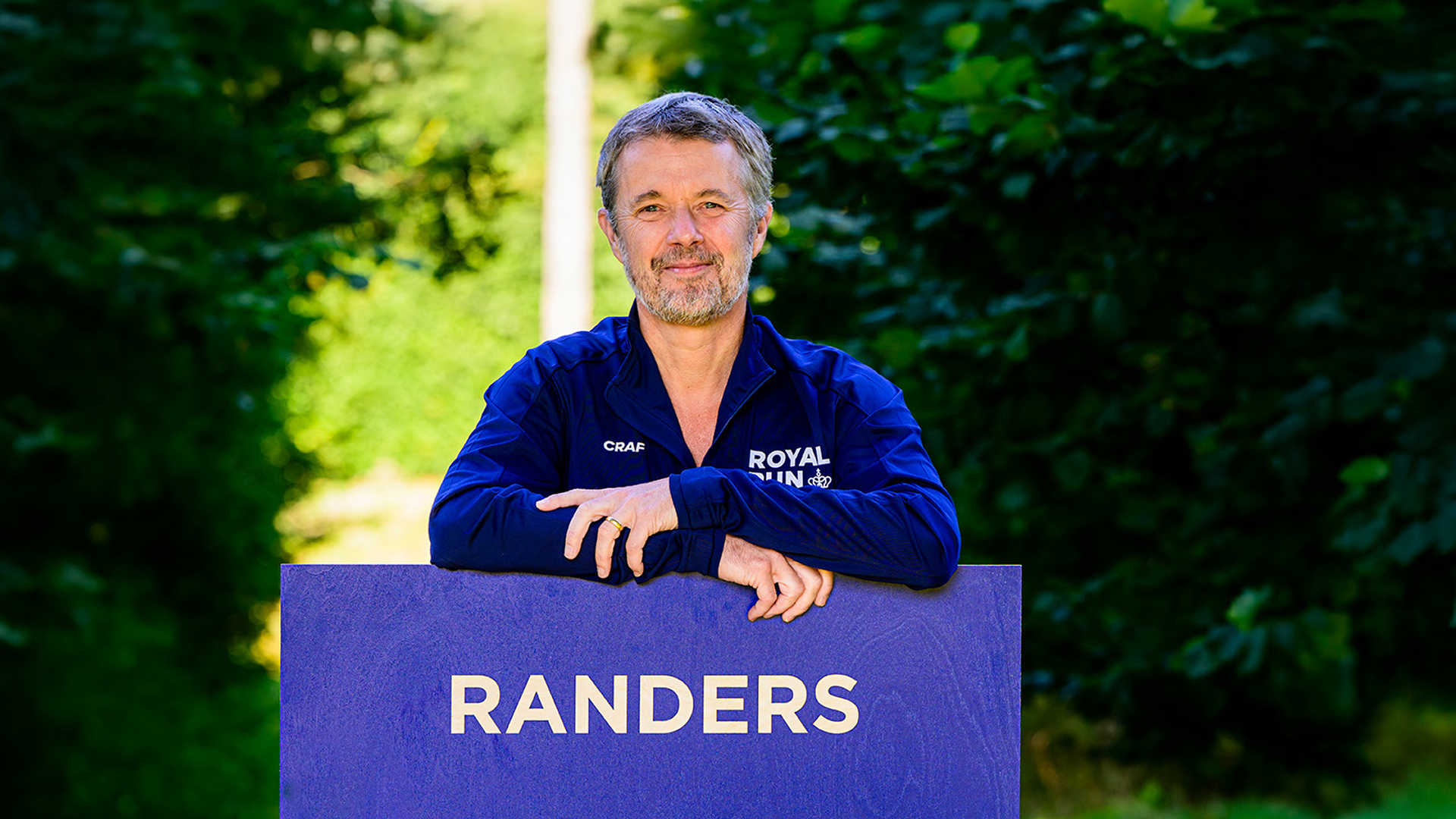 H.M. Kong Frederik deltager i Randers til Royal Run