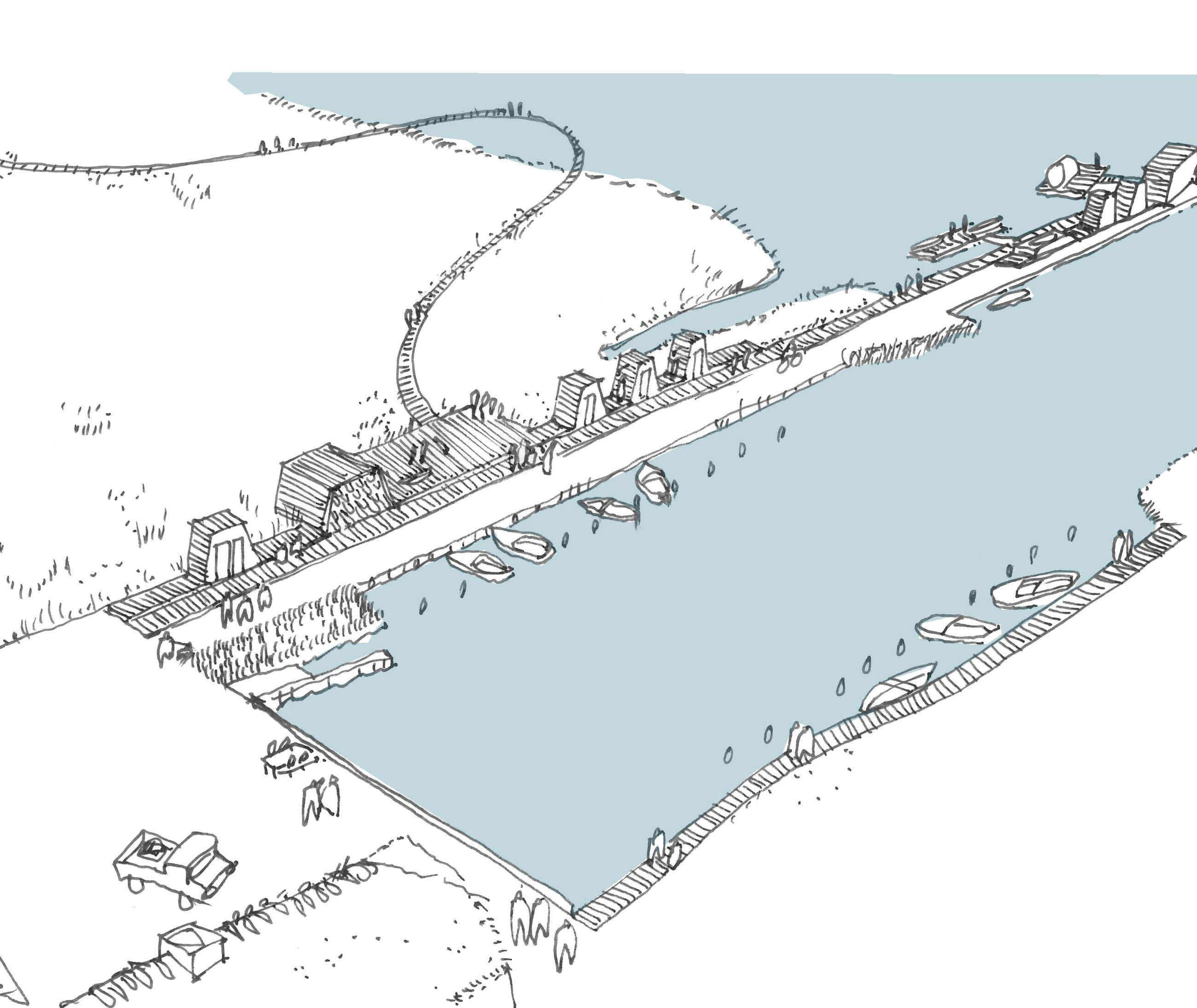 Visionsskitse til Fjordparken