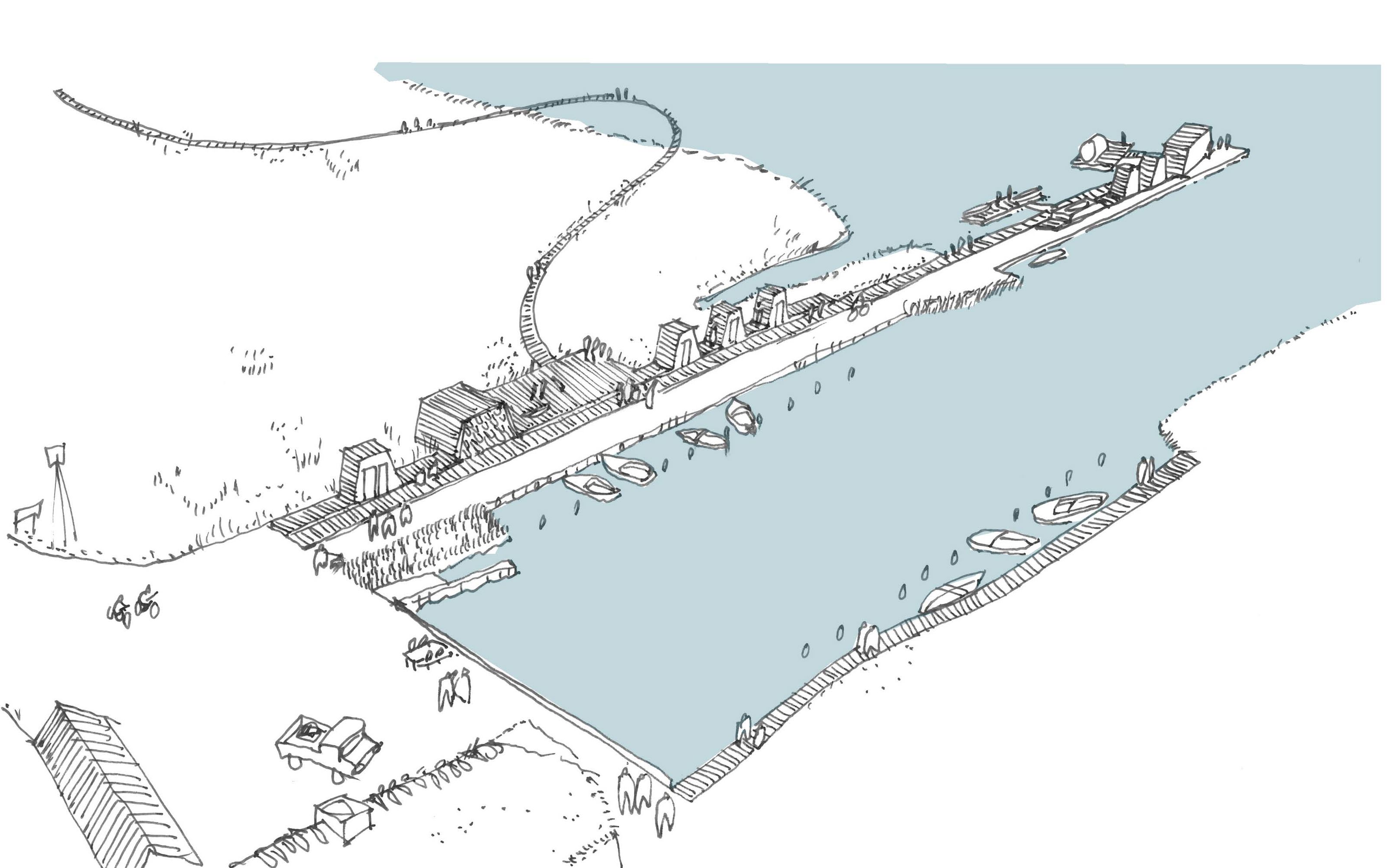 Visionsskitse til Fjordparken