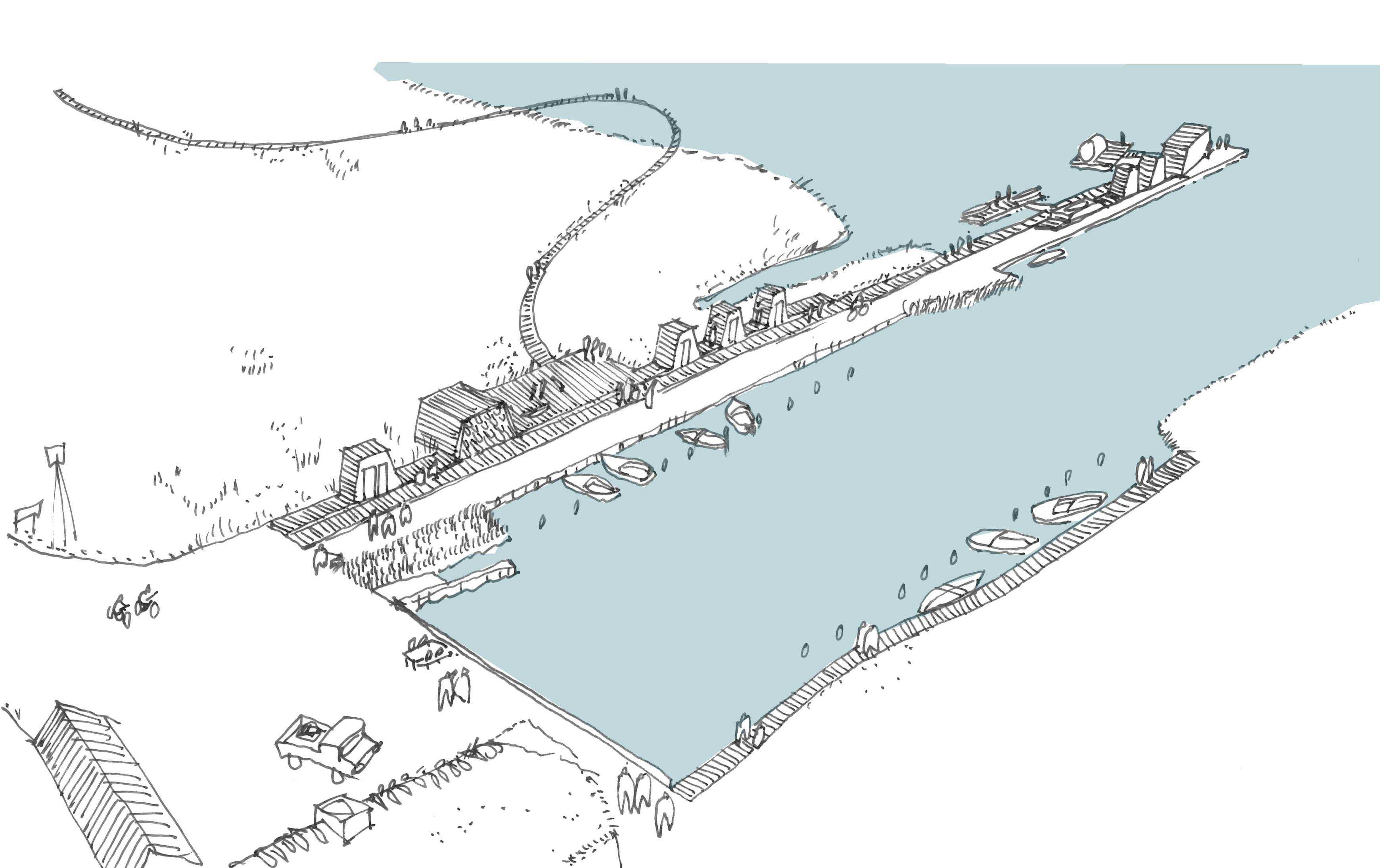 Visionsskitse til Fjordparken
