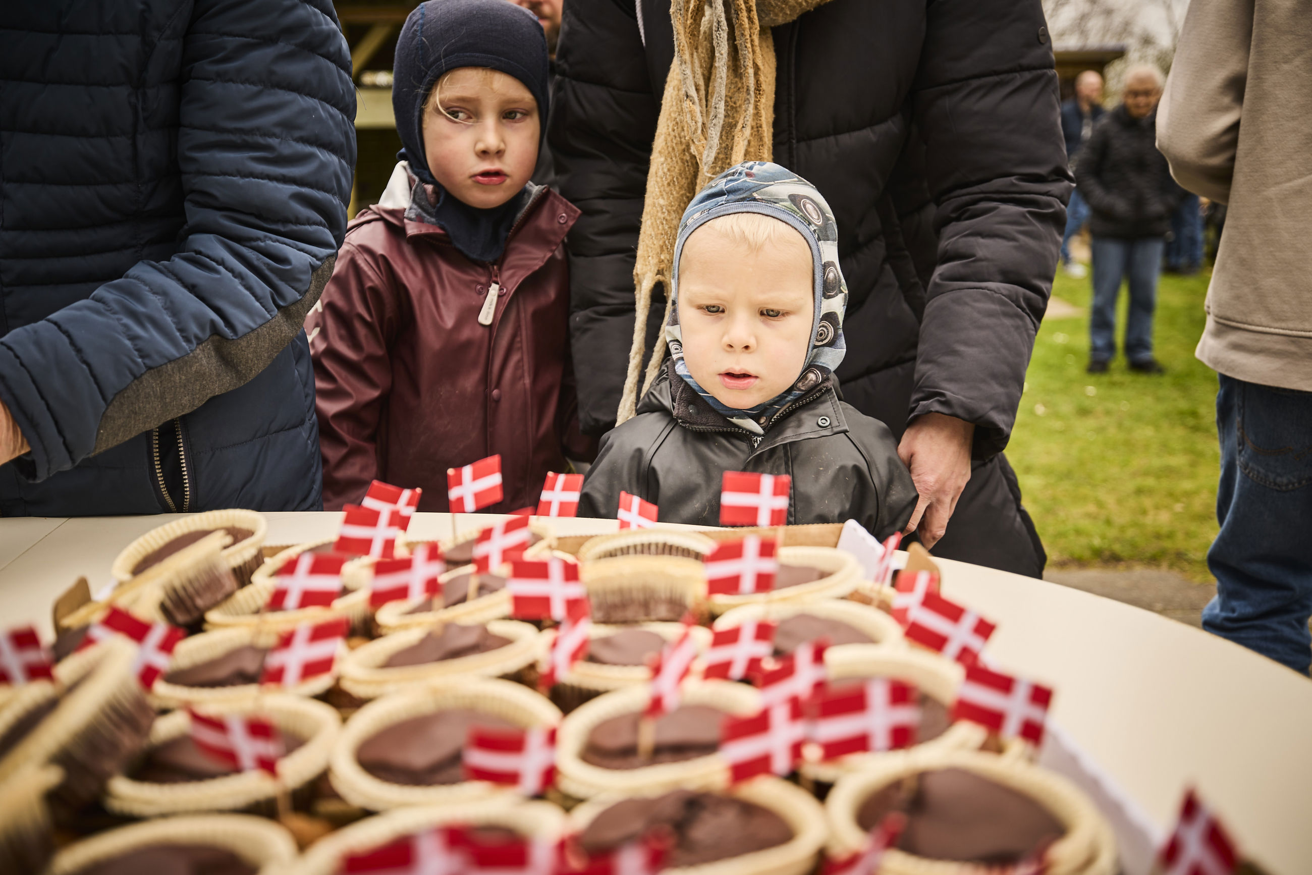 Kager i forbindelse med fejringen af borger nr. 100.000 i Øster Tørslev