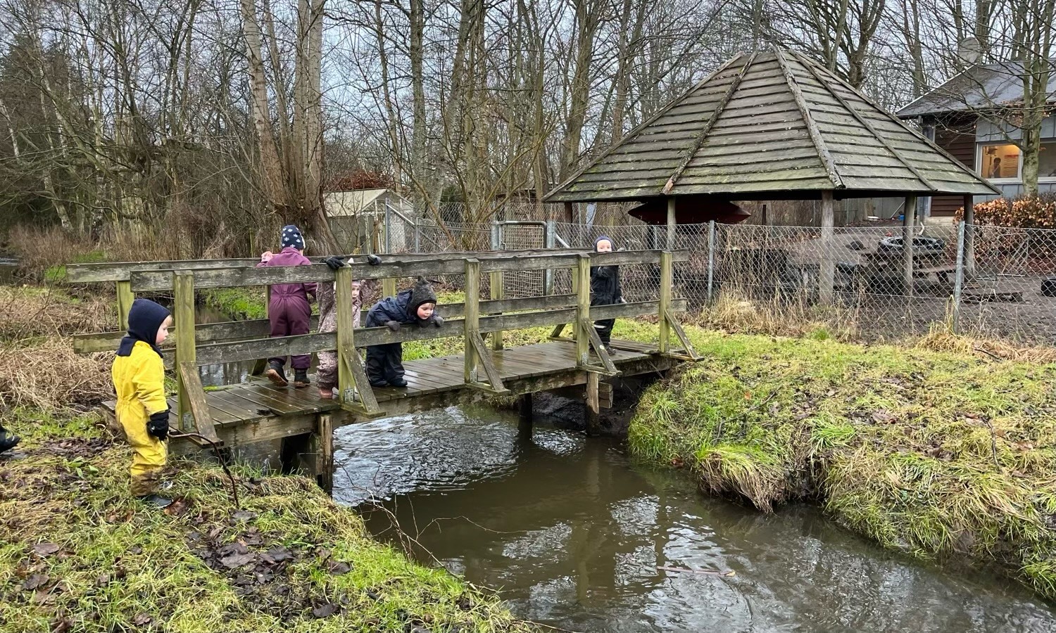 Børn ved Børnehuset Ålykke
