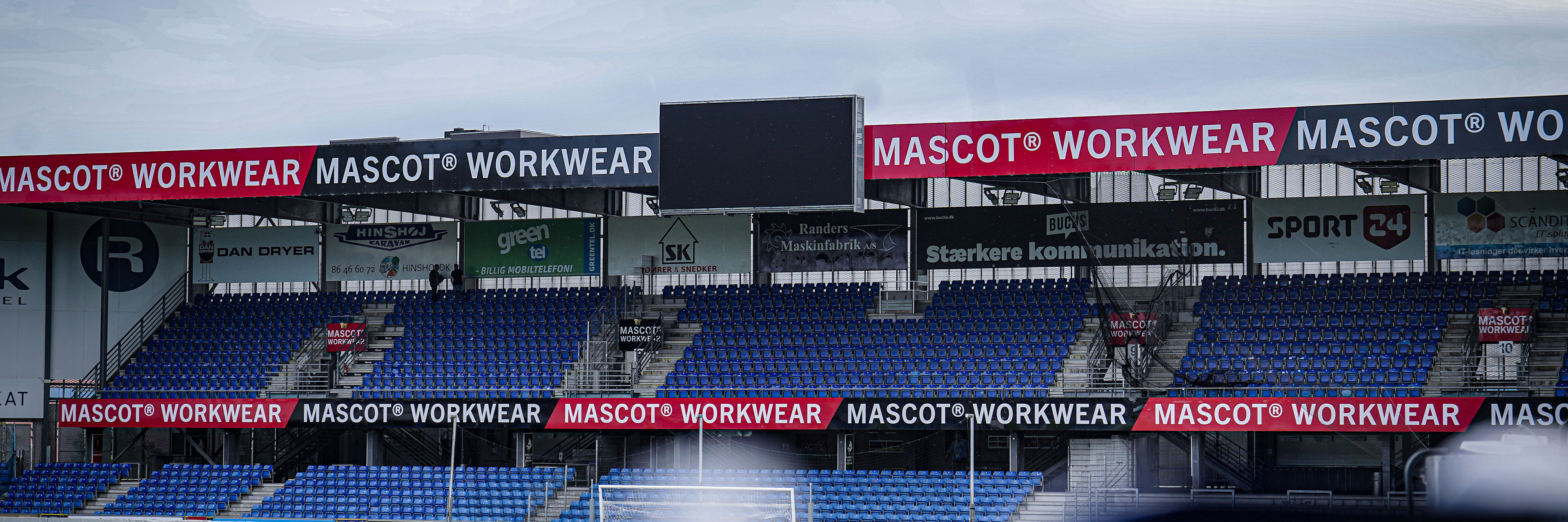 Mascot Tribunens øvre del er lukket fra 19. oktober 2026