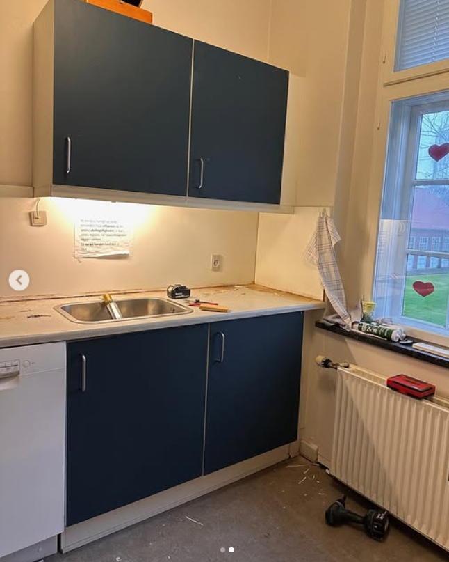 Køkkenet efter Møbelcirklens renovering af det