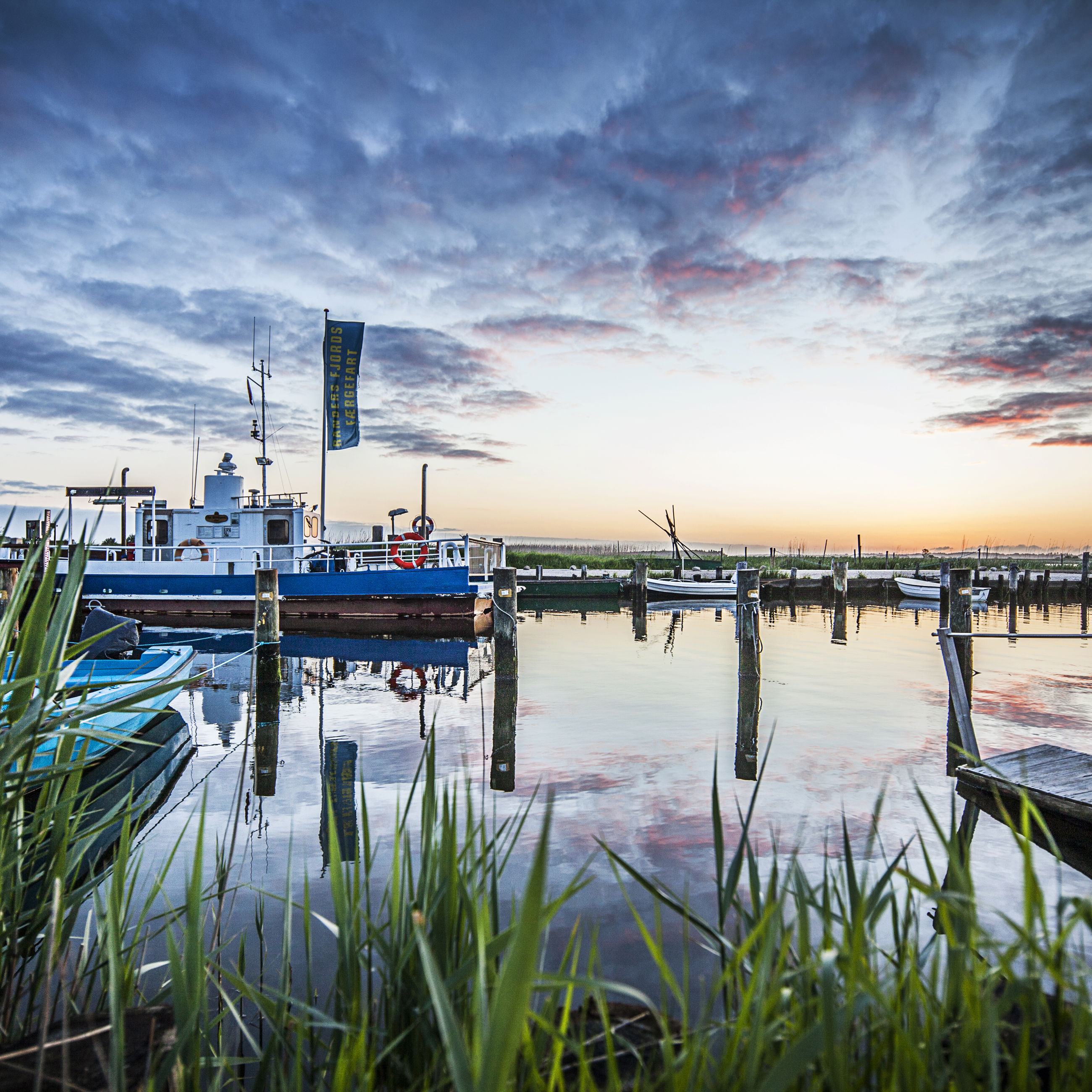 Danmarks ældste, kongeligt privilegerede overfart ved Mellerup.