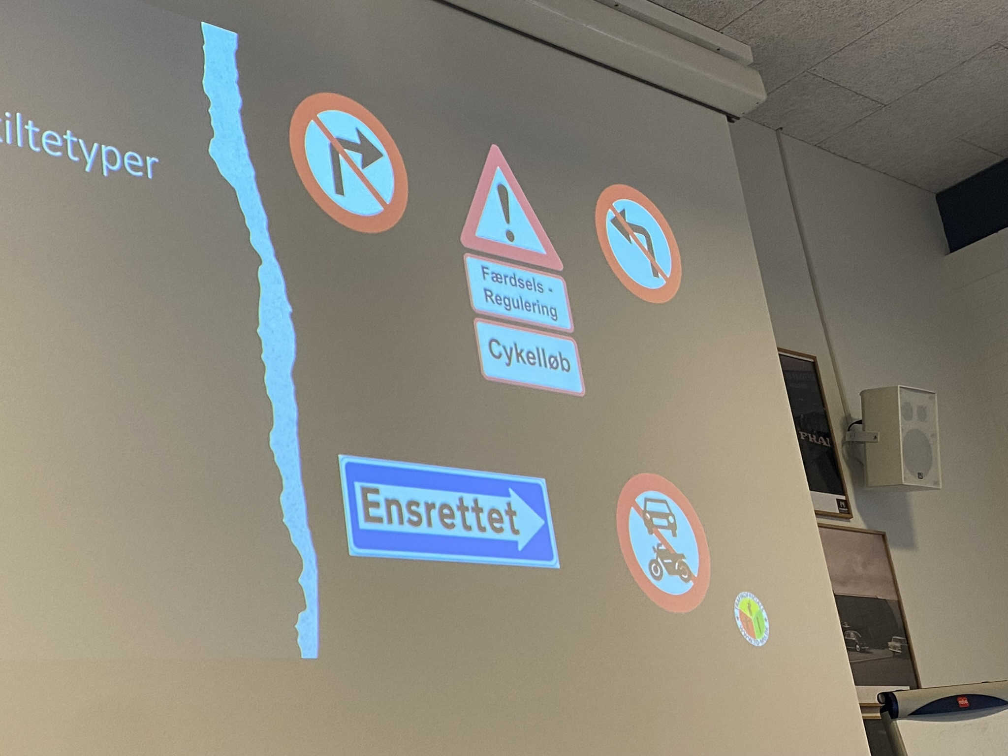 Fra teoridelen af uddannelsen