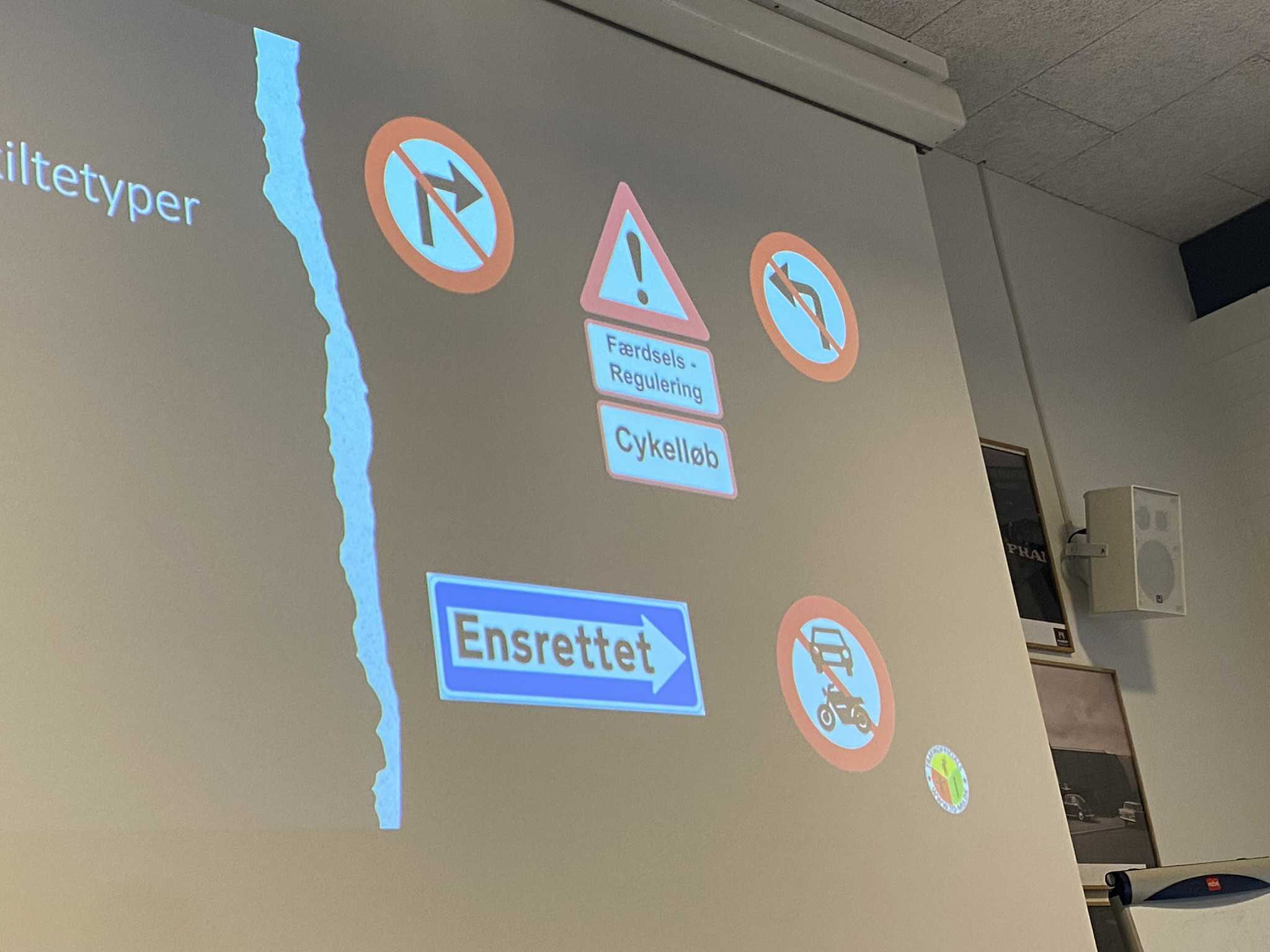 Fra teoridelen af uddannelsen