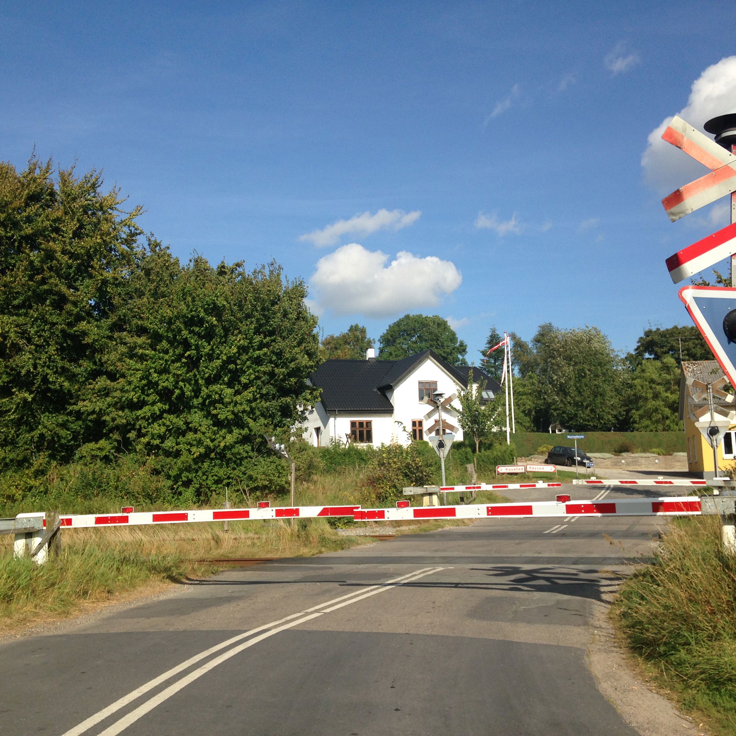 Jernbaneoverskæring i Øster Bjerregrav