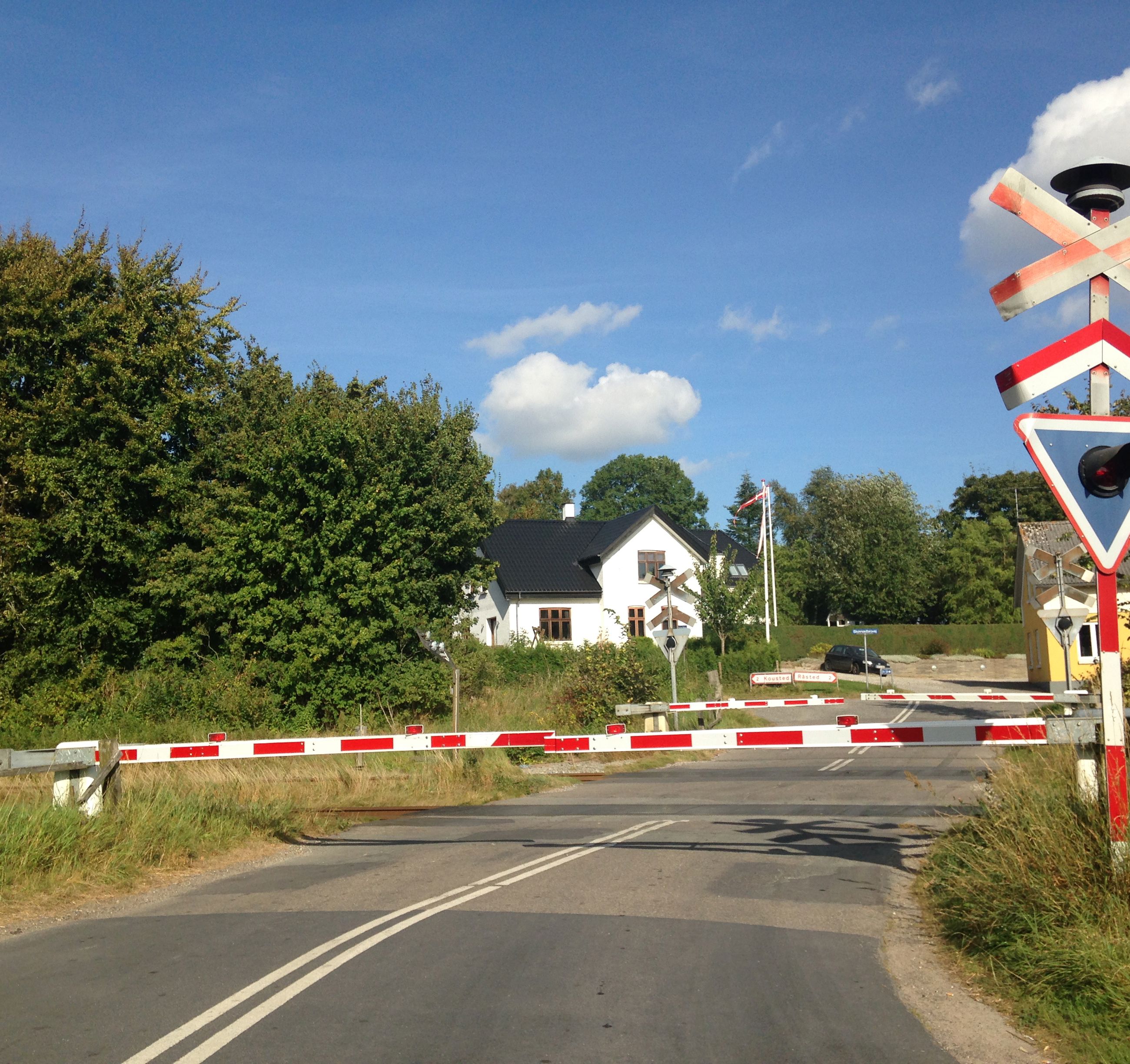 Jernbaneoverskæring i Øster Bjerregrav