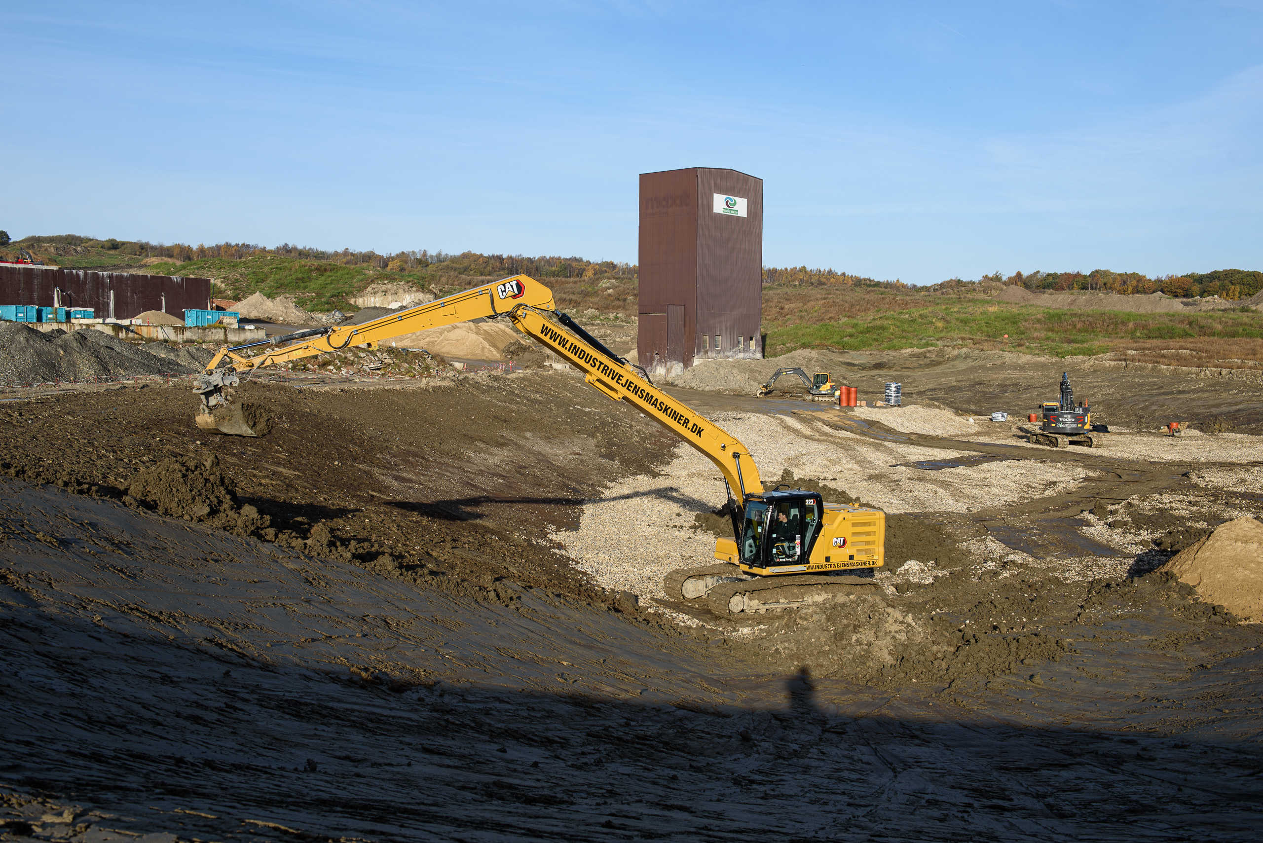 Nyt, stort bassin til overfladevand er under opbygning