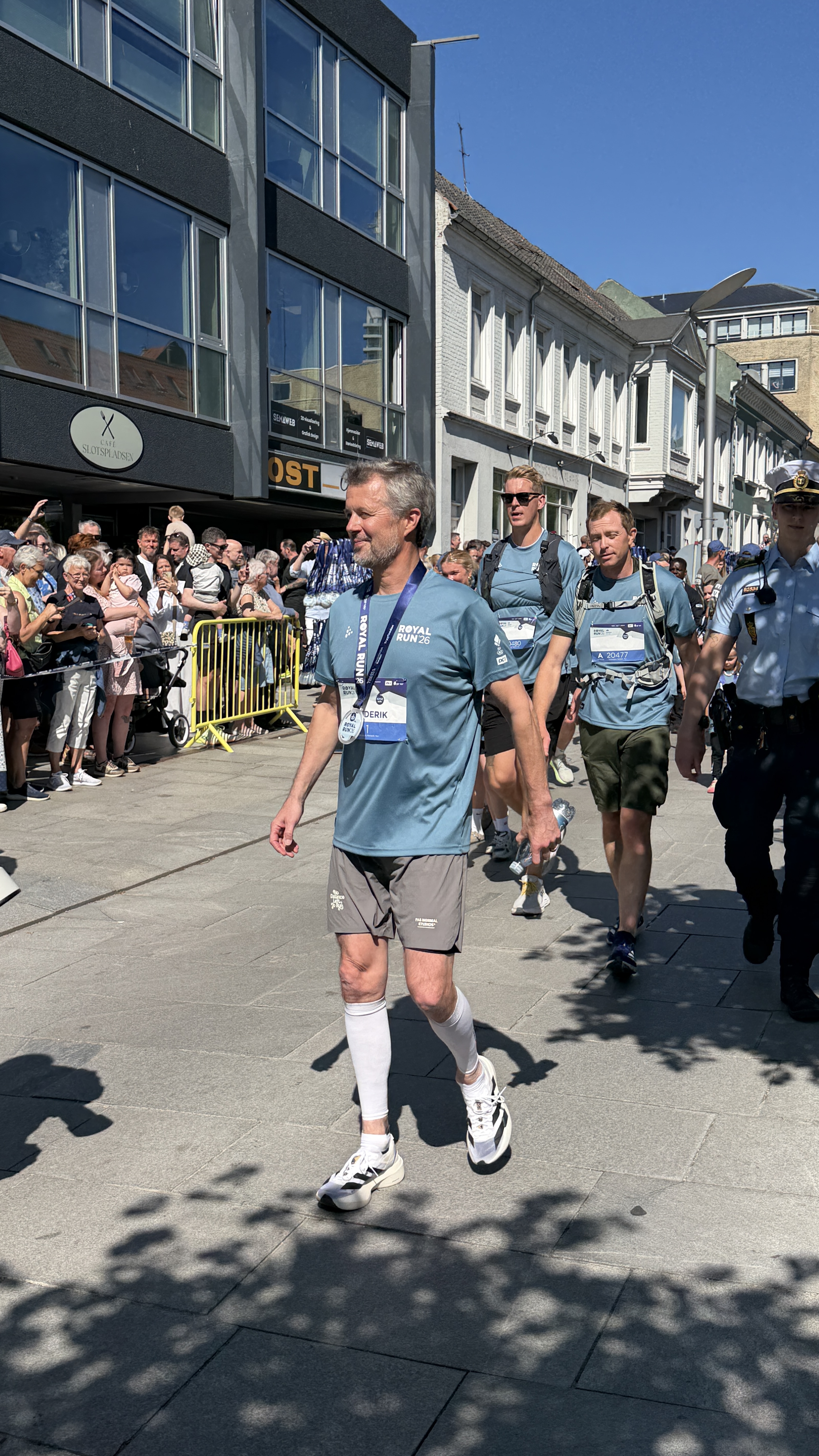 Kongen i målområdet