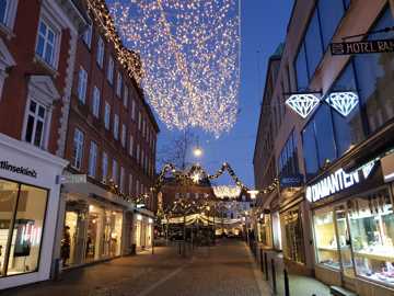 Juleudsmykning i Torvegade