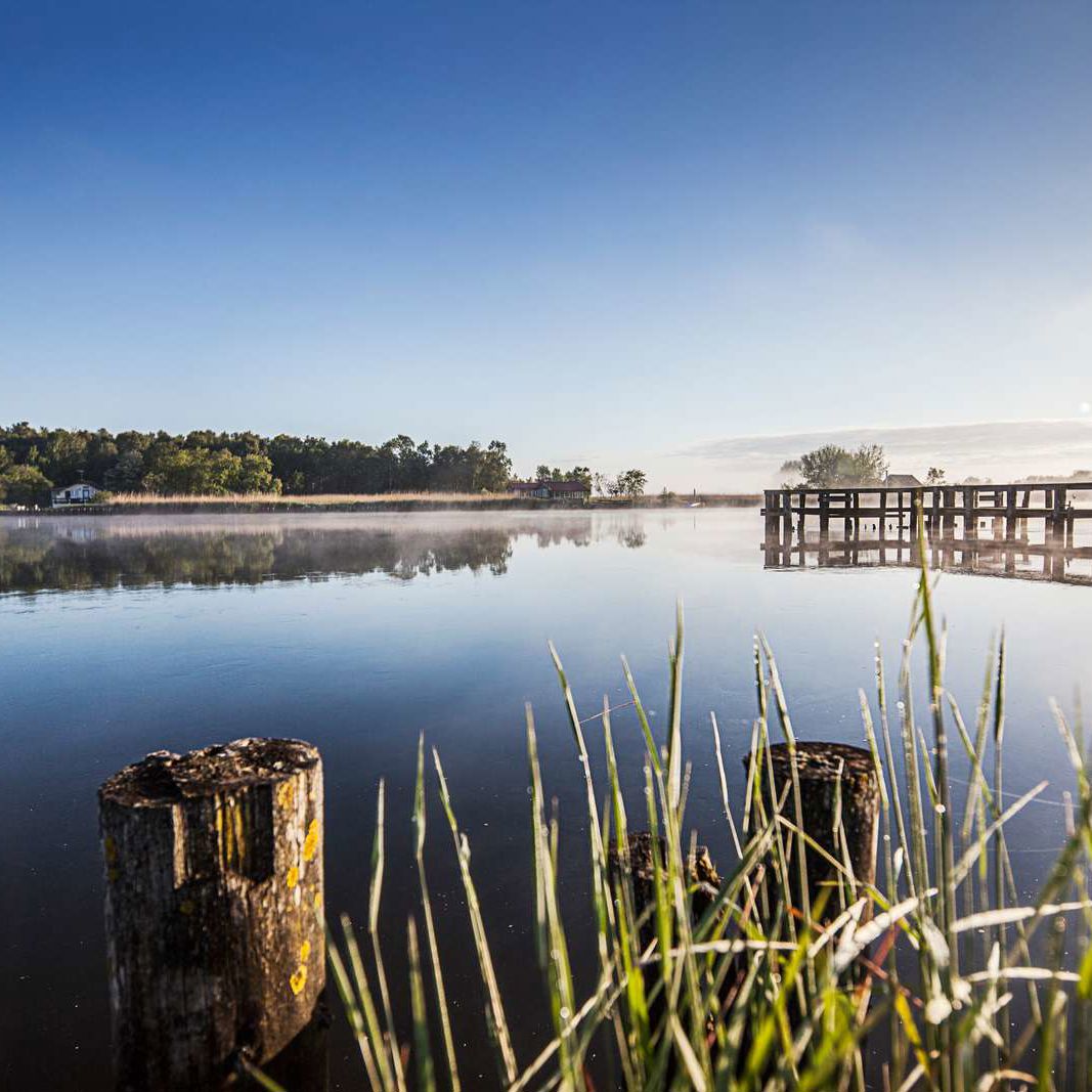 Morgenstemning i hjertet af Naturpark Randers Fjord ved Uggelhuse.
