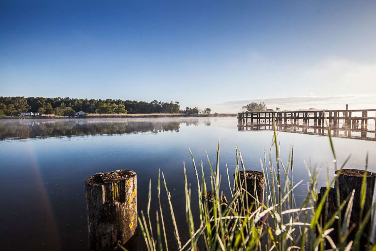 Morgenstemning i hjertet af Naturpark Randers Fjord ved Uggelhuse.