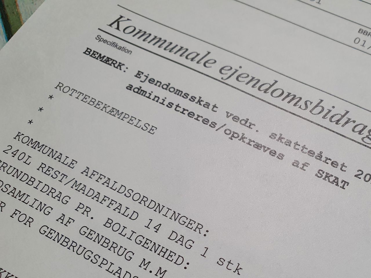 Bidragsbillet