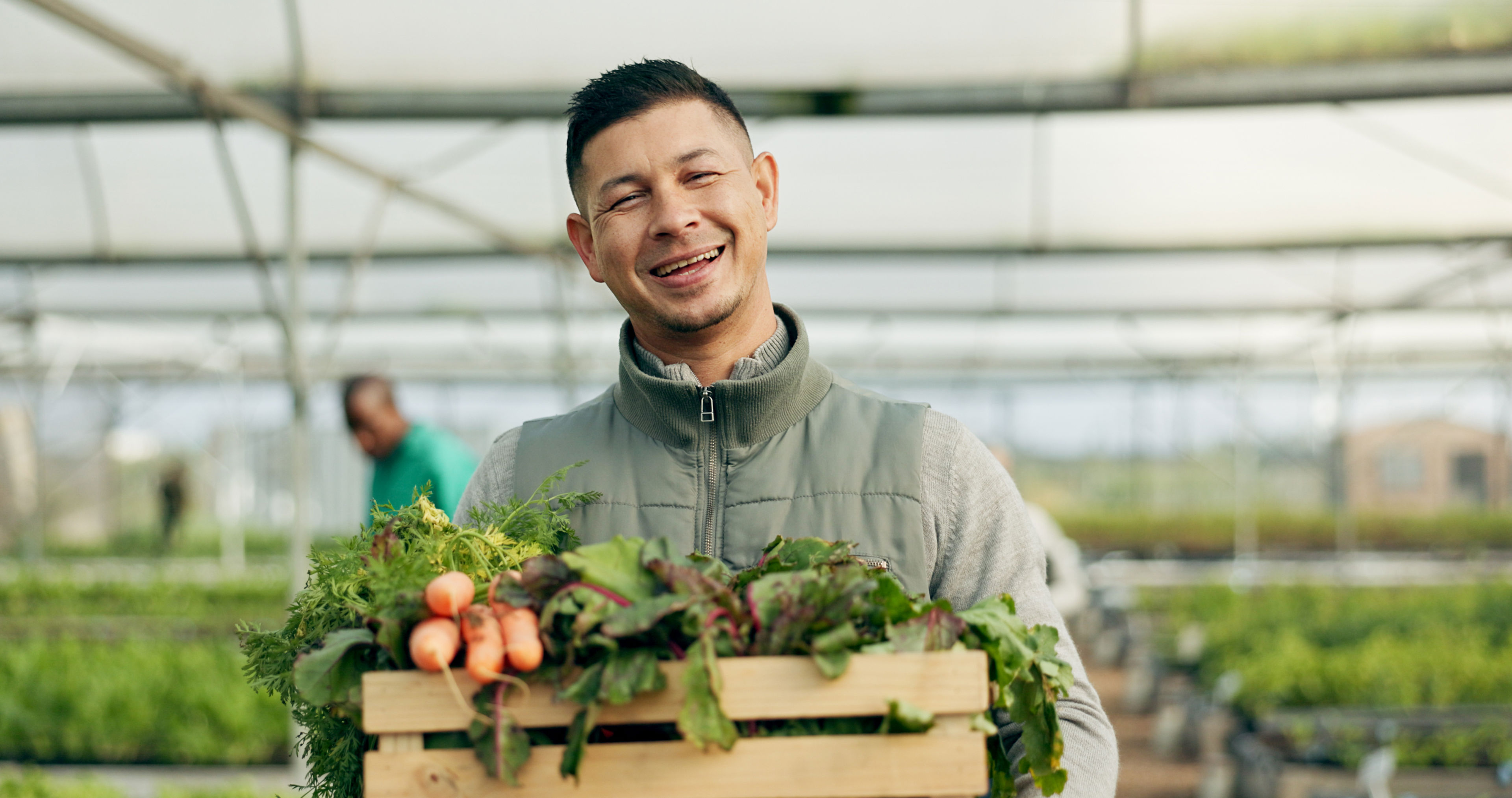 Mand i gartneri