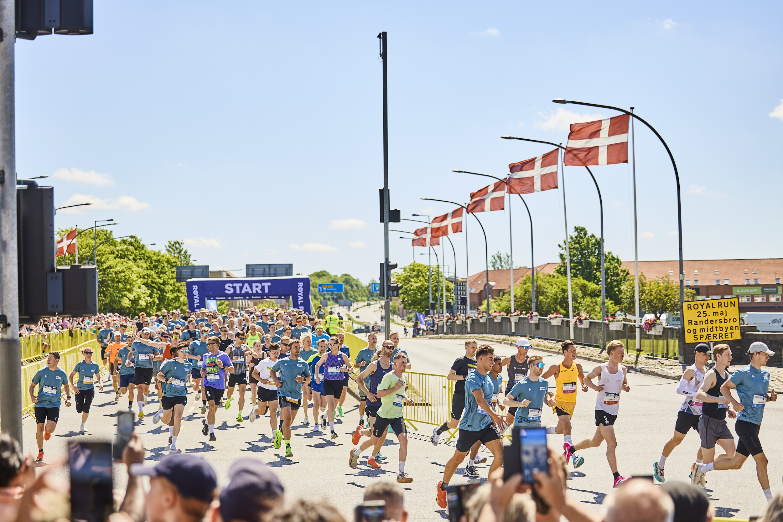 Løbere til Royal Run i Randers