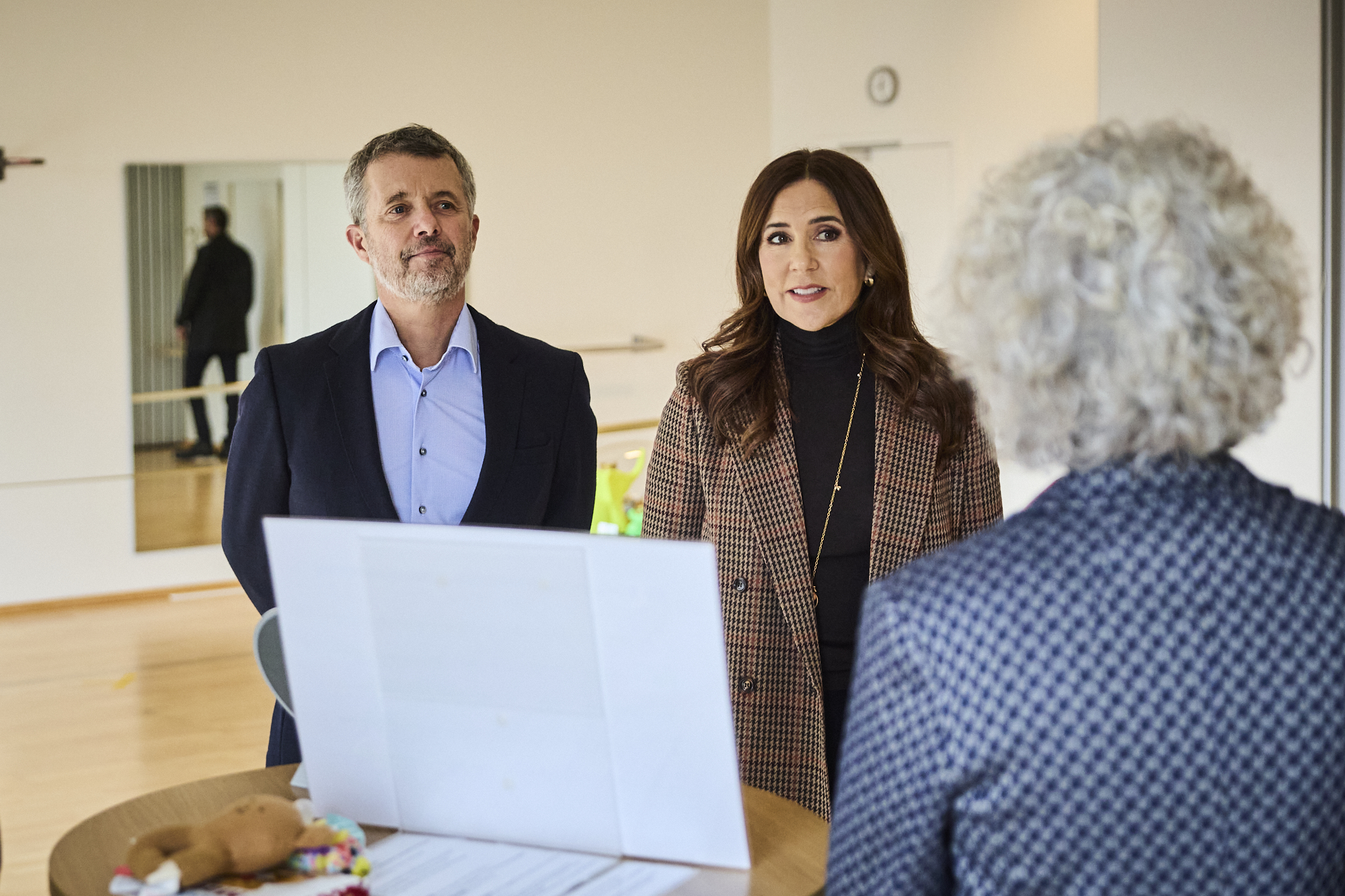Kongeparret hører om søvnklinik på Randers Sundhedscenter