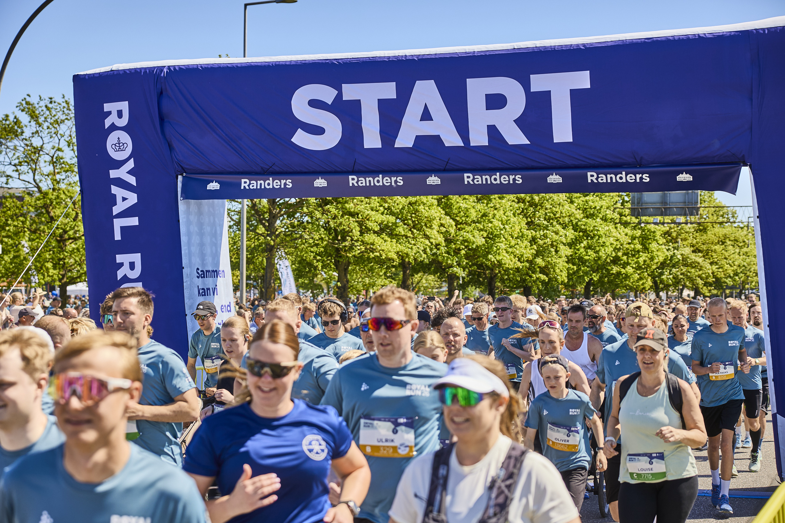 Løbere til Royal Run i Randers