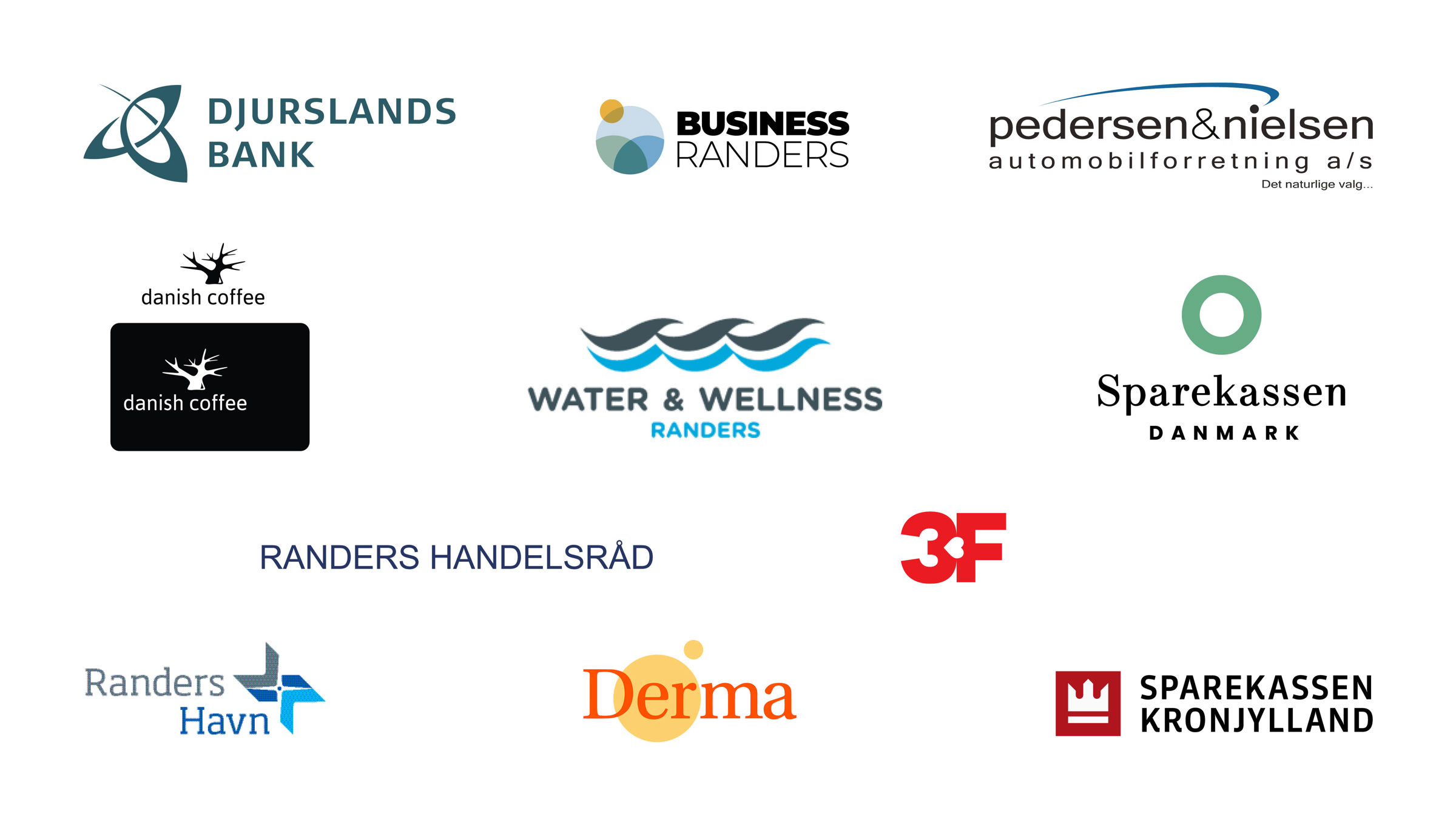 Royal Run-sponsorerne: Djurslands Bank, Business Randers, Pedersen & Nielsen, Danish Coffee, Water & Wellness, Sparekassen Danmark, Randers Handelsråd, 3F, Randers Havn, Derma og Sparekassen Kronjylland