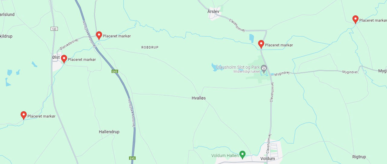 Oversigt over prøvestationer ved Nordic Waste