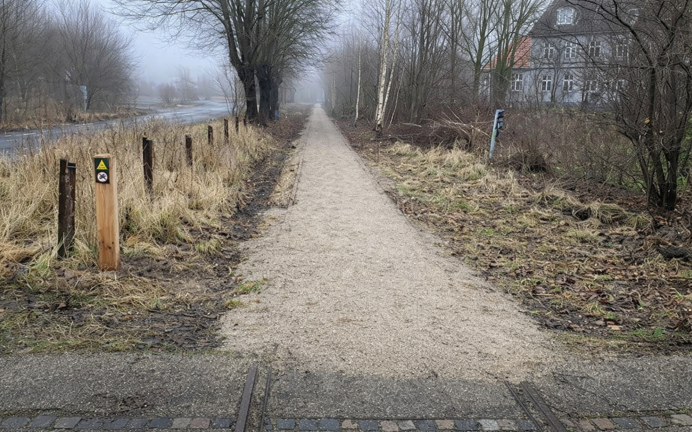 Sporet ved Tronholmen, Skovholmen og Strømmen