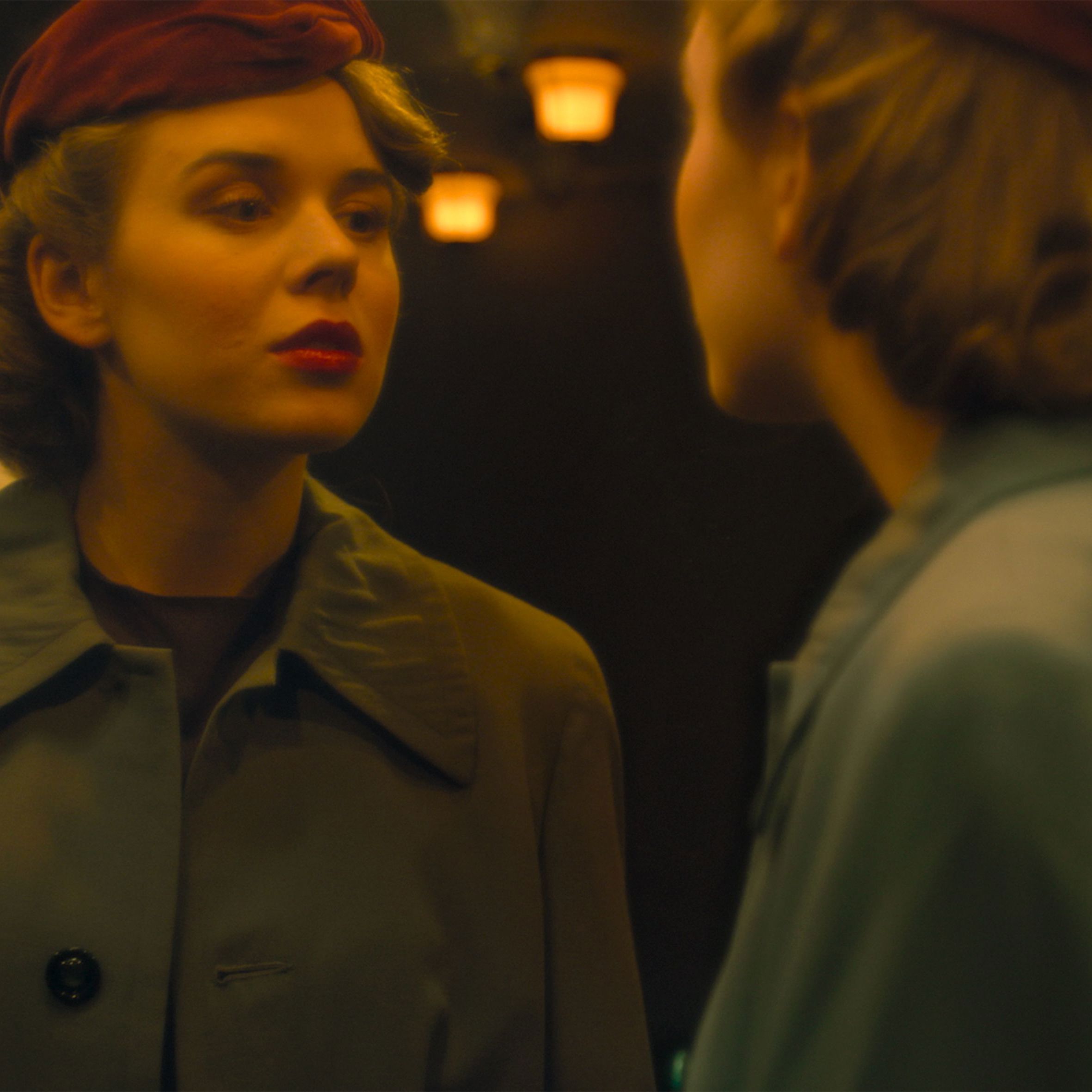 Scene i Modstandsfilm - unge Ebba på spillestedet Jylland