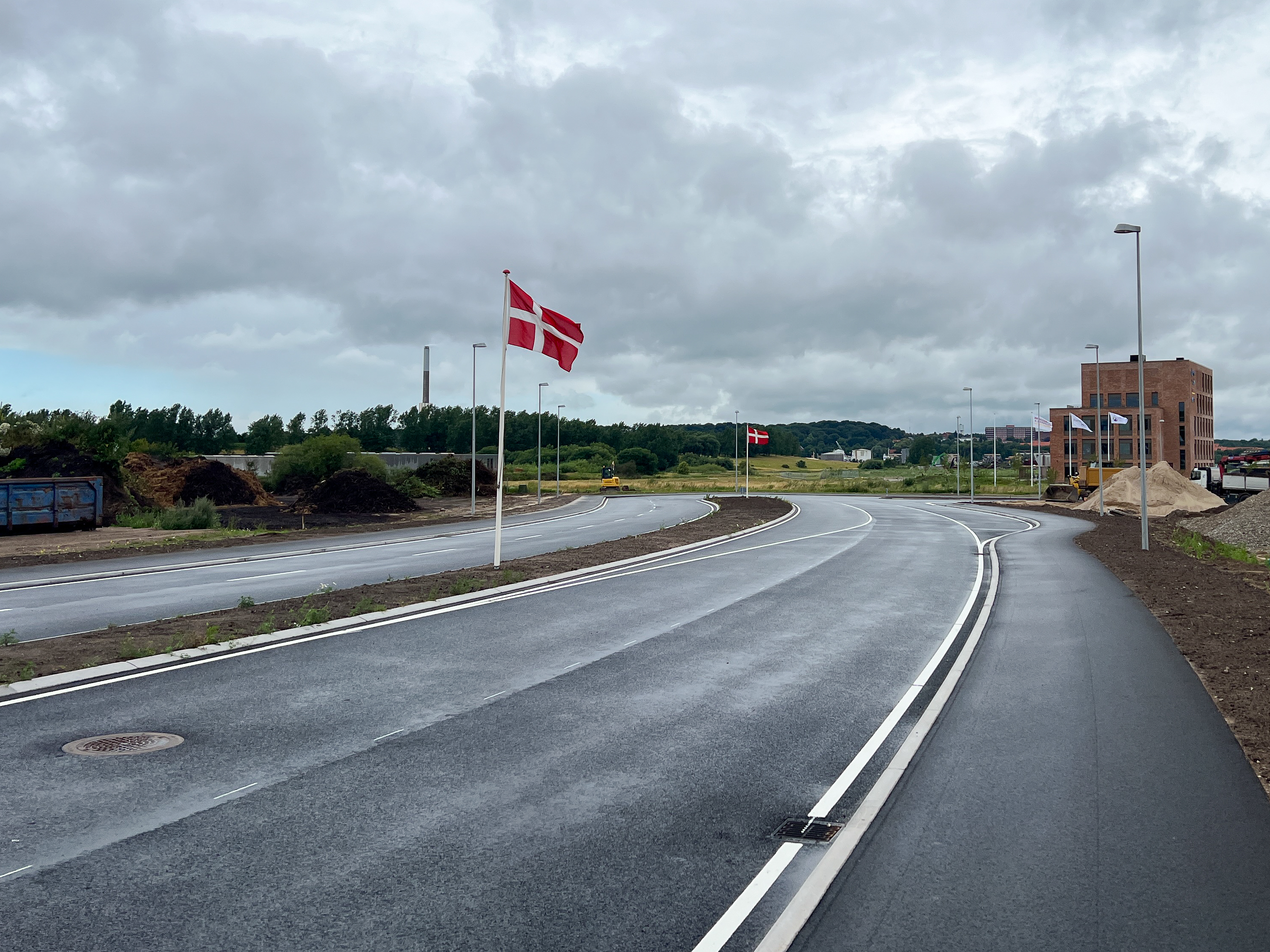 Ny Havnevej vil på sigt blive forbundet med den nye vej til Klimabroen