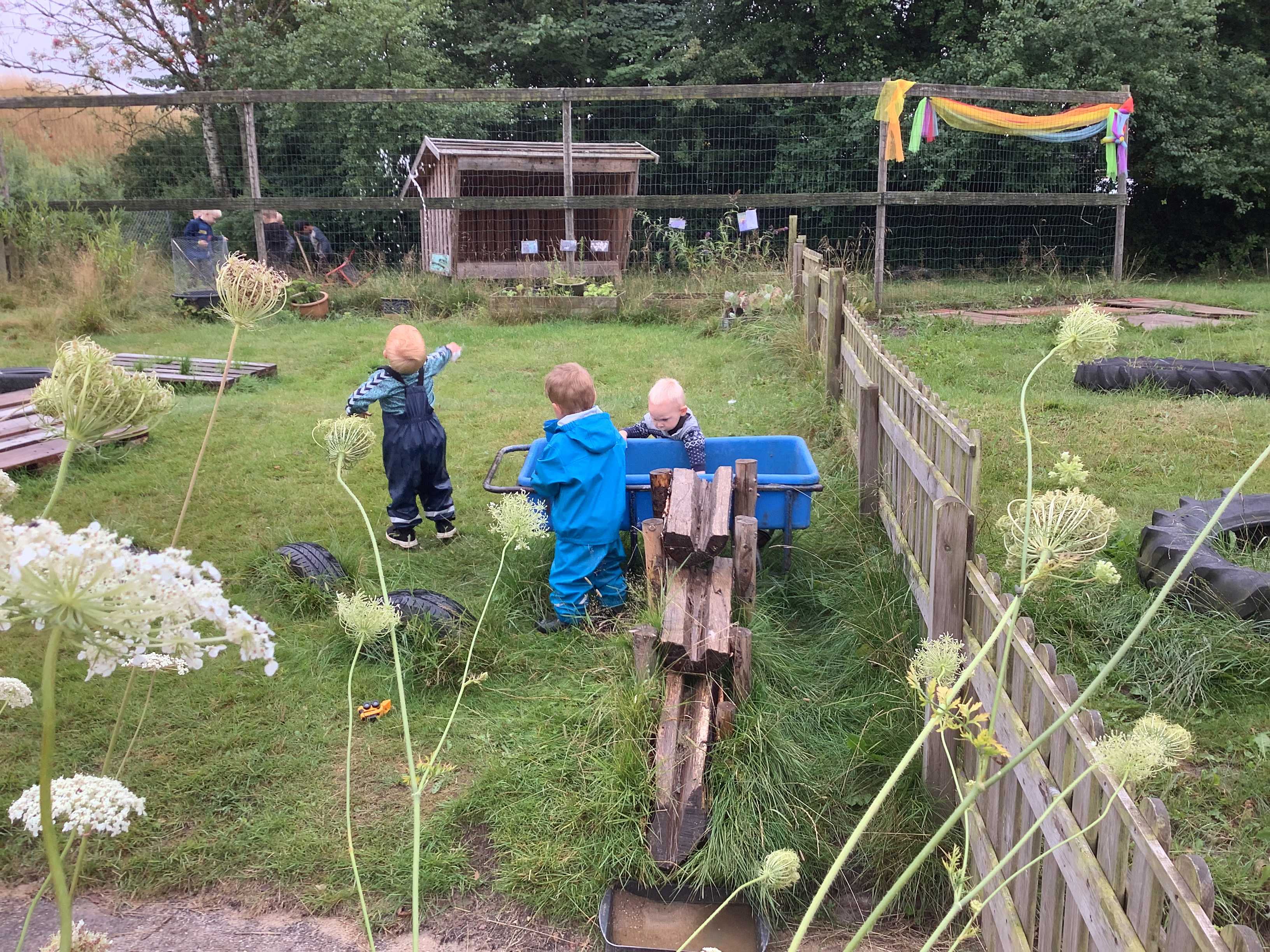 Børn i Børnehuset Bjerregrav